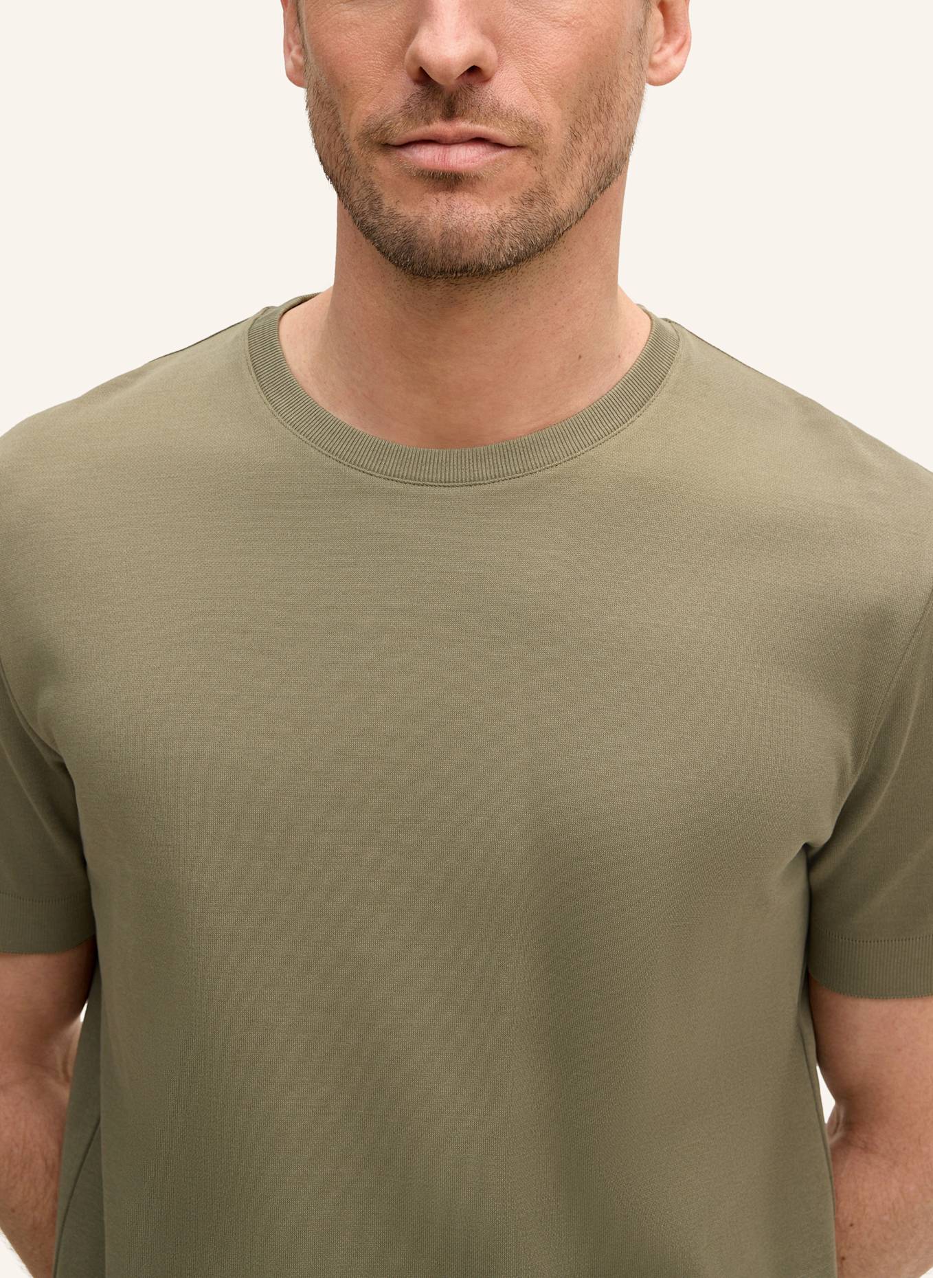 windsor. Strickshirt FLORO: OLIV