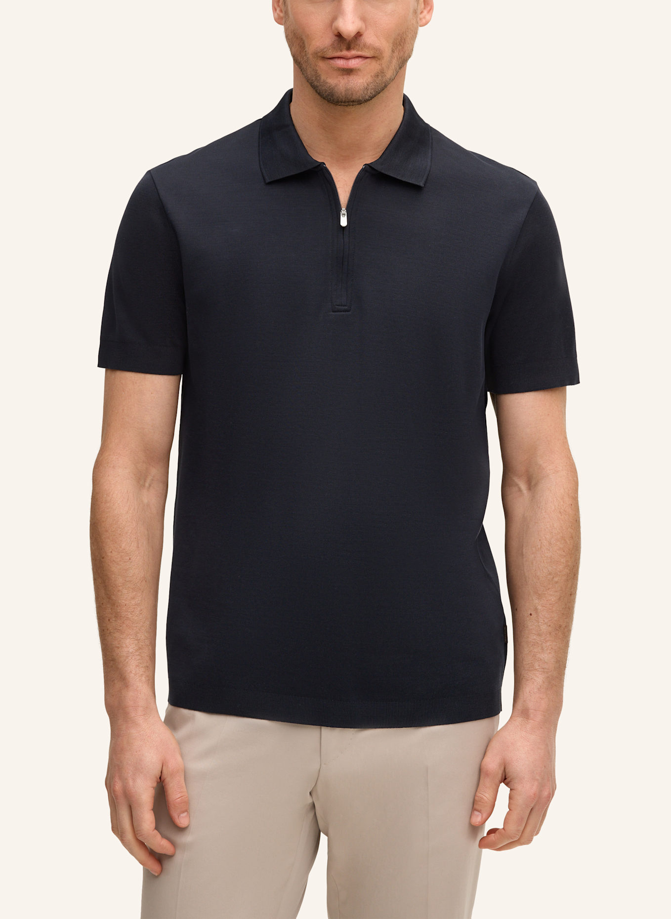 windsor. Poloshirt: DUNKELBLAU