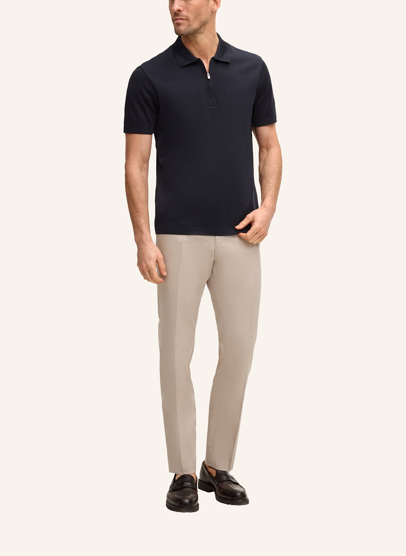 windsor. Poloshirt: DUNKELBLAU