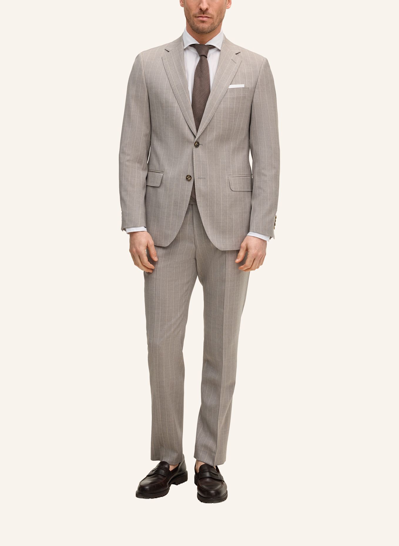 windsor. Anzug Shaped Fit: GRAU