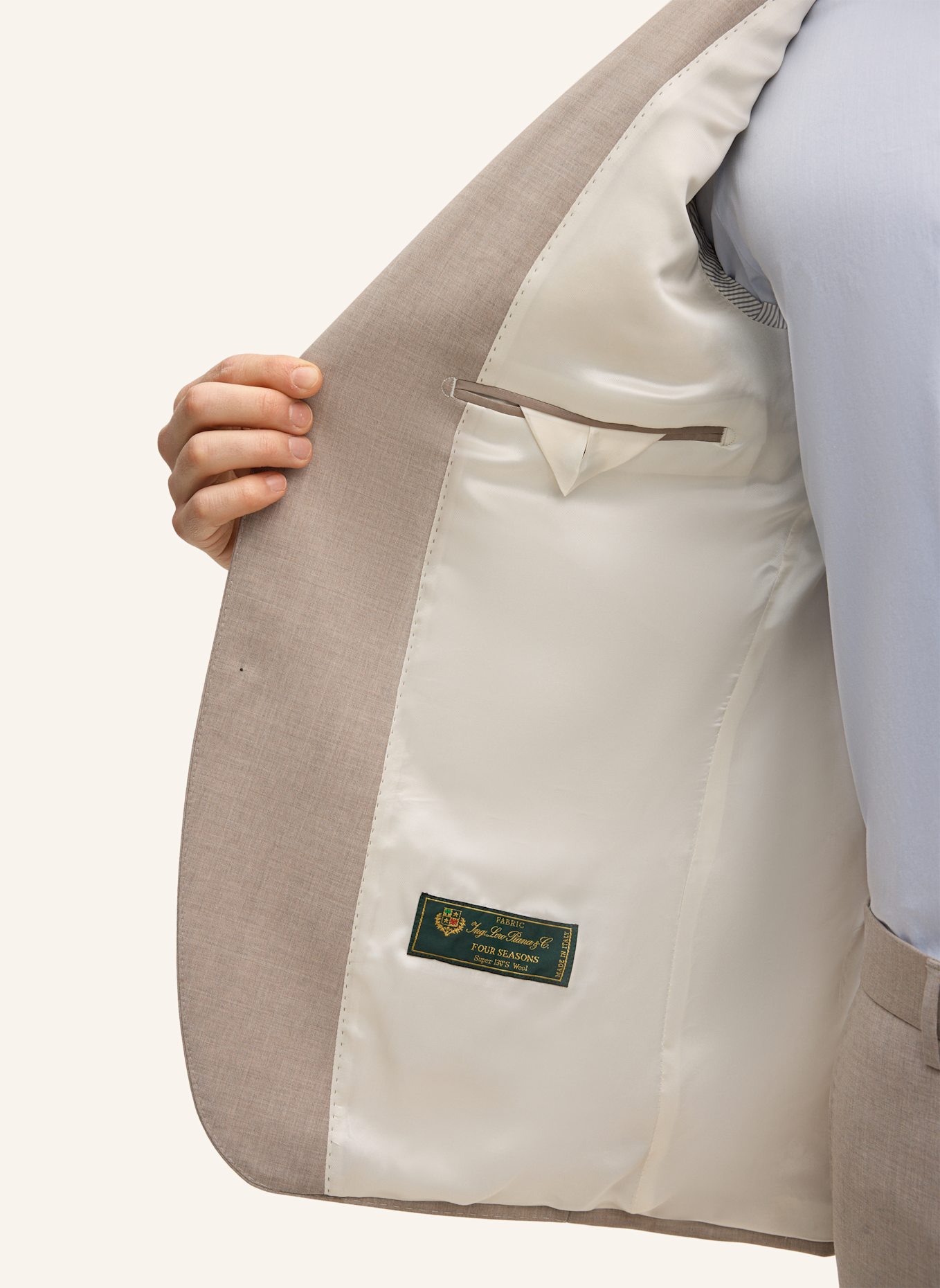 windsor. Anzug Shaped Fit: TAUPE