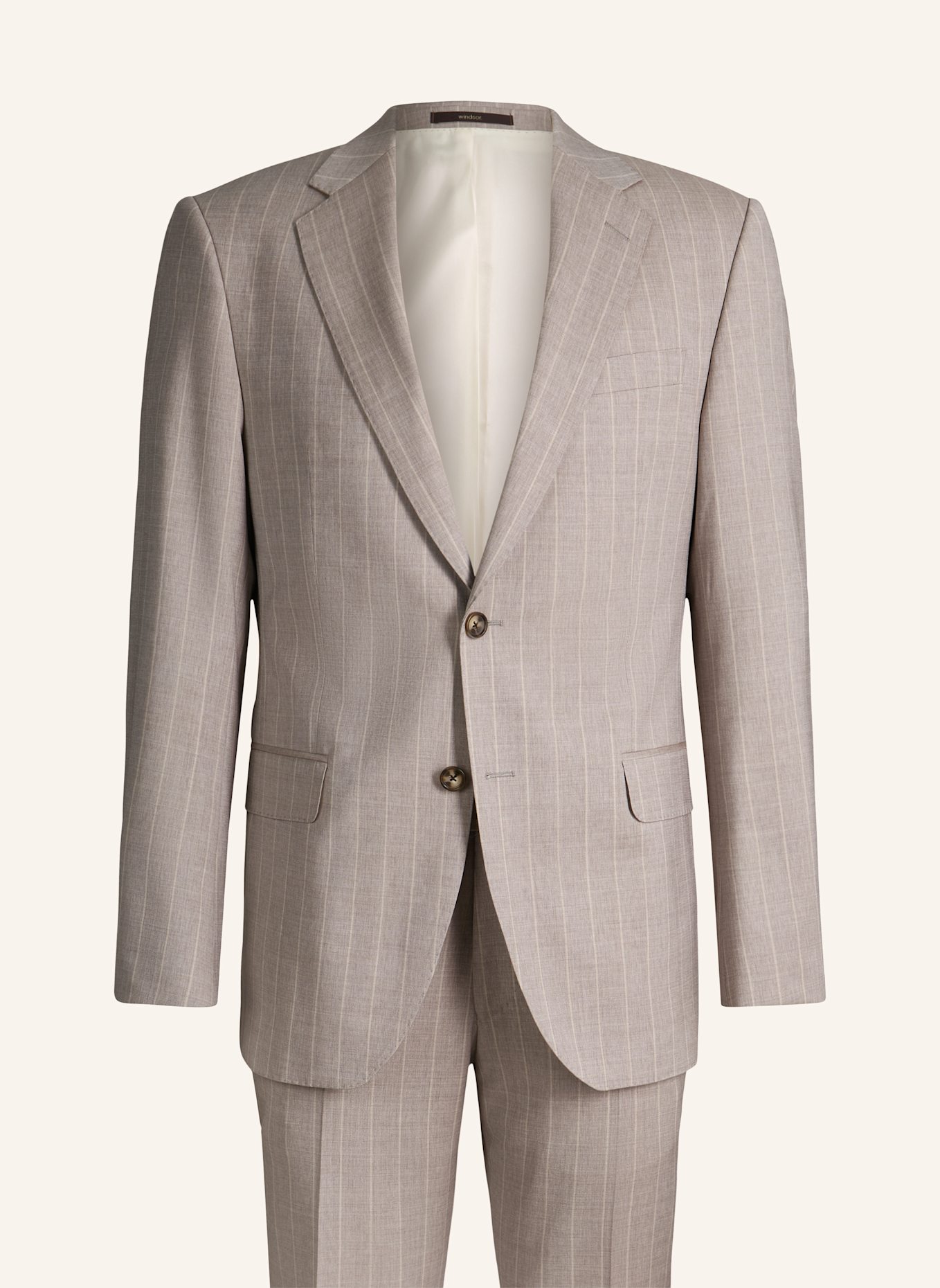 windsor. Anzug Shaped Fit: GRAU