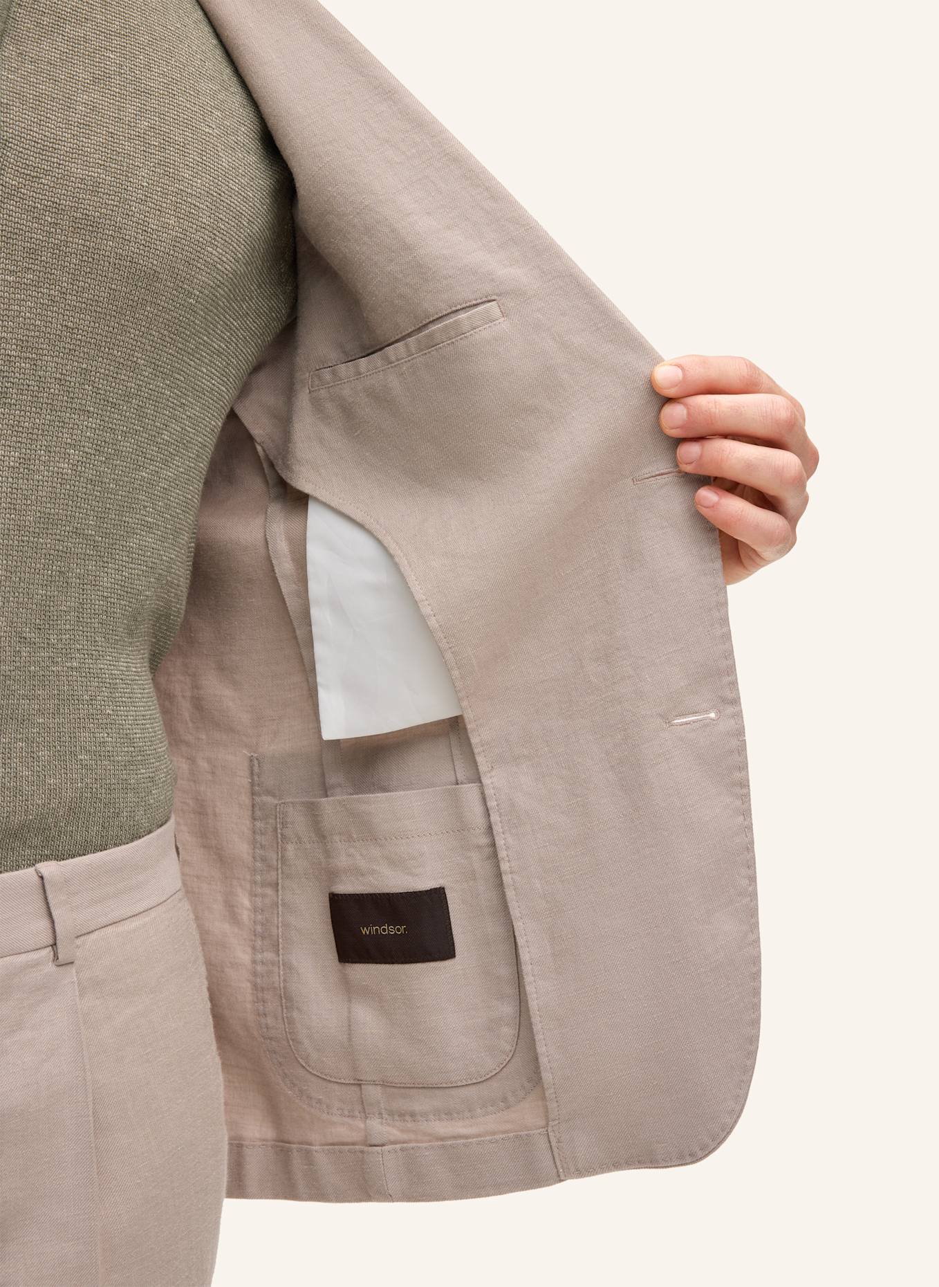 windsor. Baukasten Sakko Shaped Fit: BEIGE