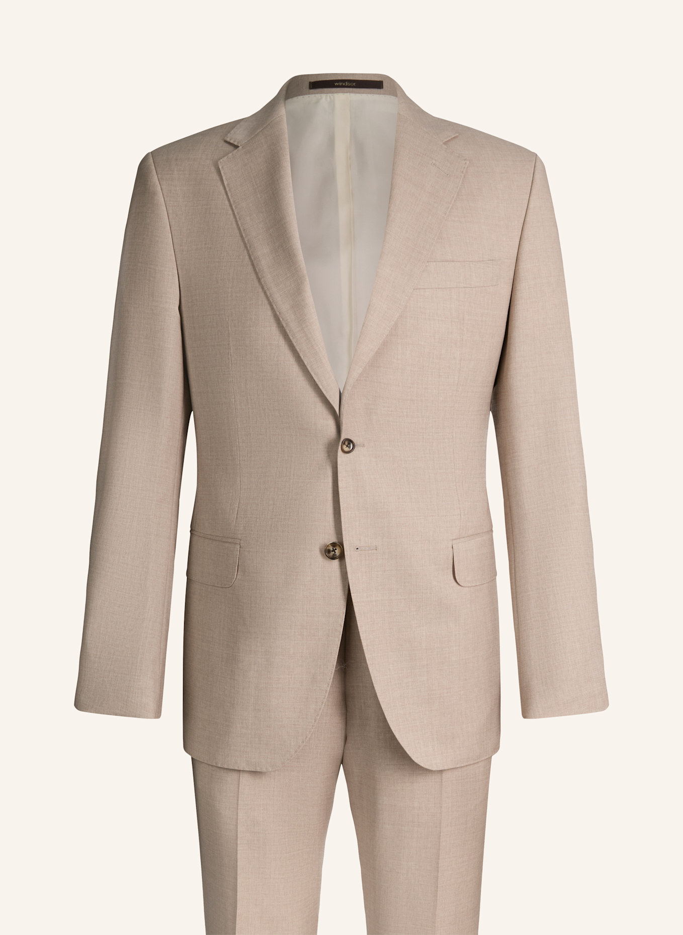 windsor. Anzug Shaped Fit: TAUPE