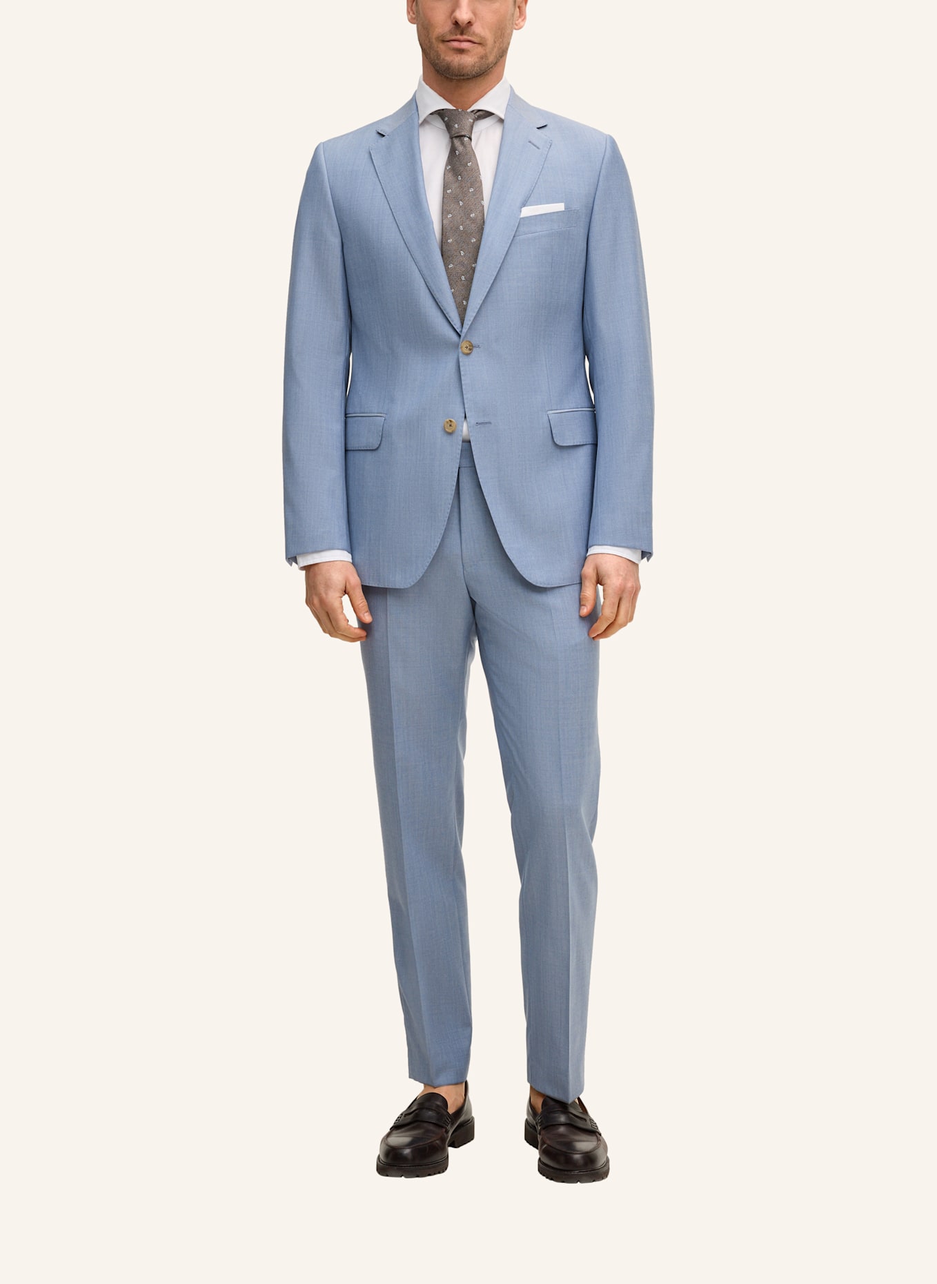 windsor. Anzug Shaped Fit: BLAU