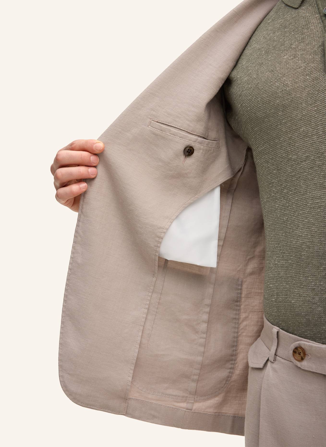 windsor. Baukasten Sakko Shaped Fit: BEIGE