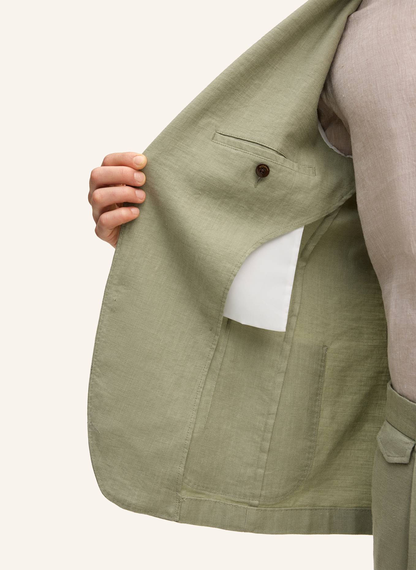 windsor. Baukasten Sakko Shaped Fit: HELLGRÜN