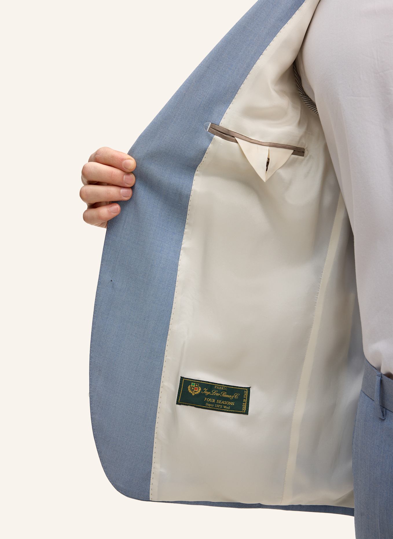 windsor. Anzug Shaped Fit: BLAU