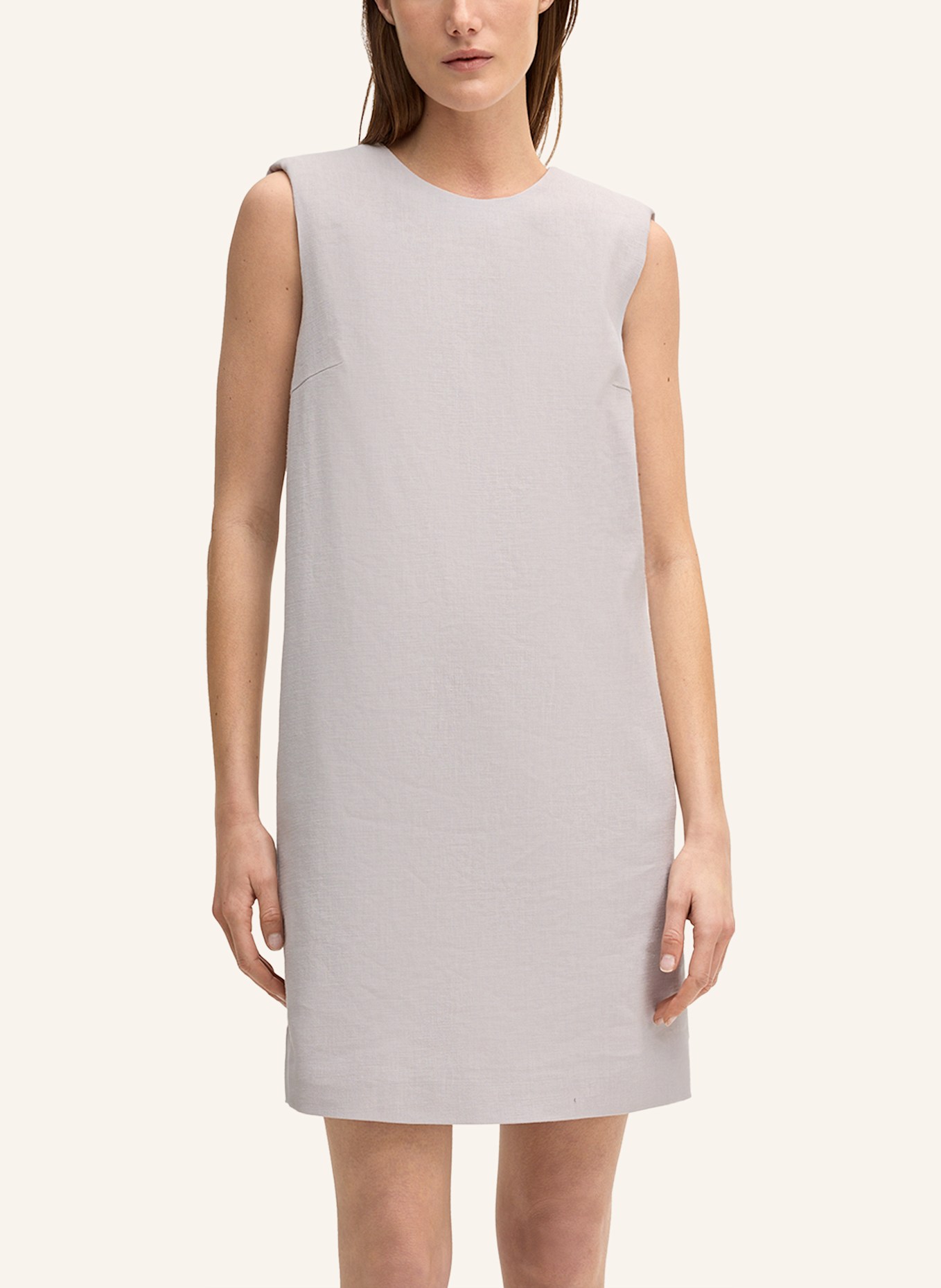 windsor. Kleid mit Leinen: BEIGE