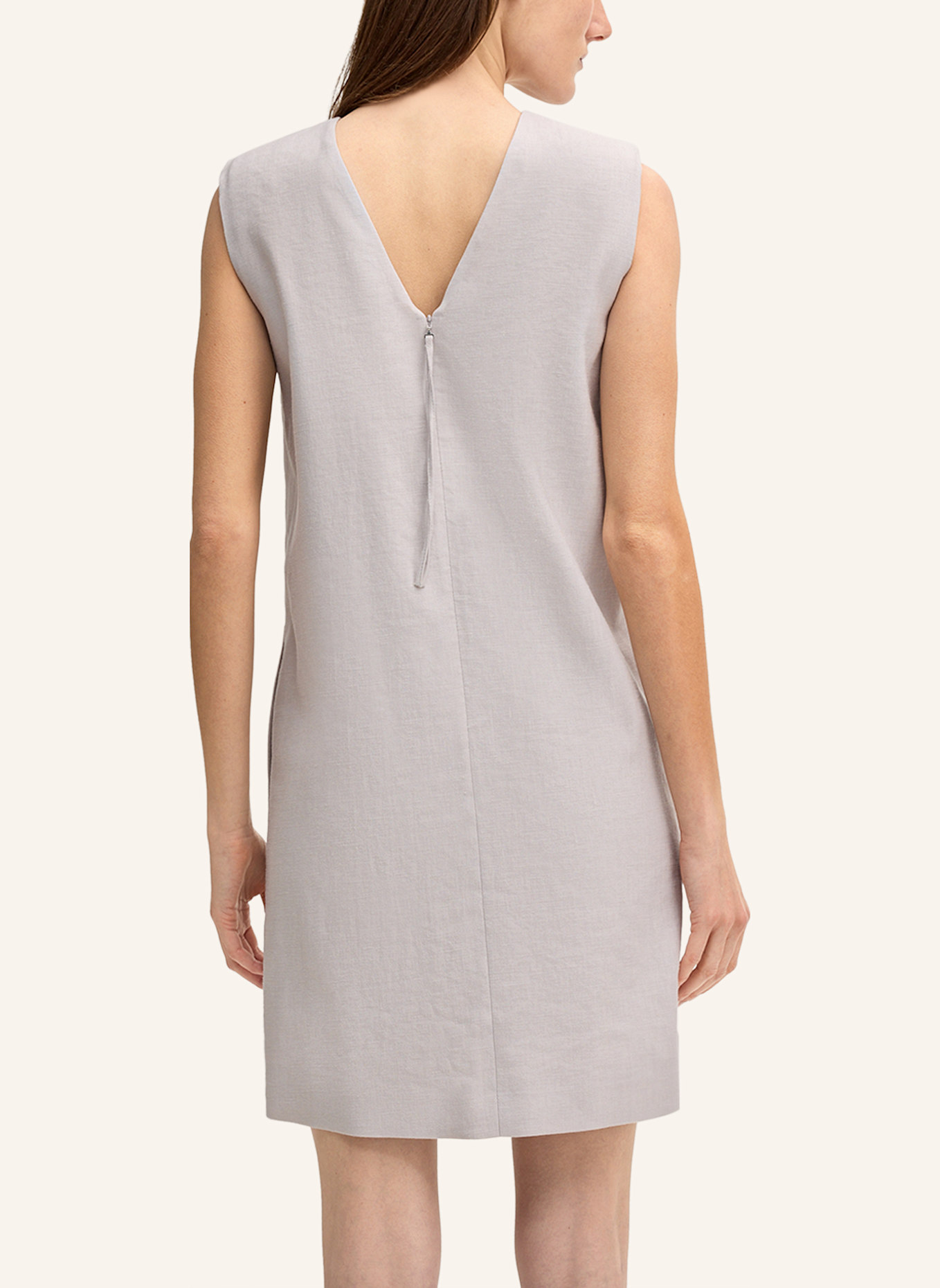windsor. Kleid mit Leinen: BEIGE