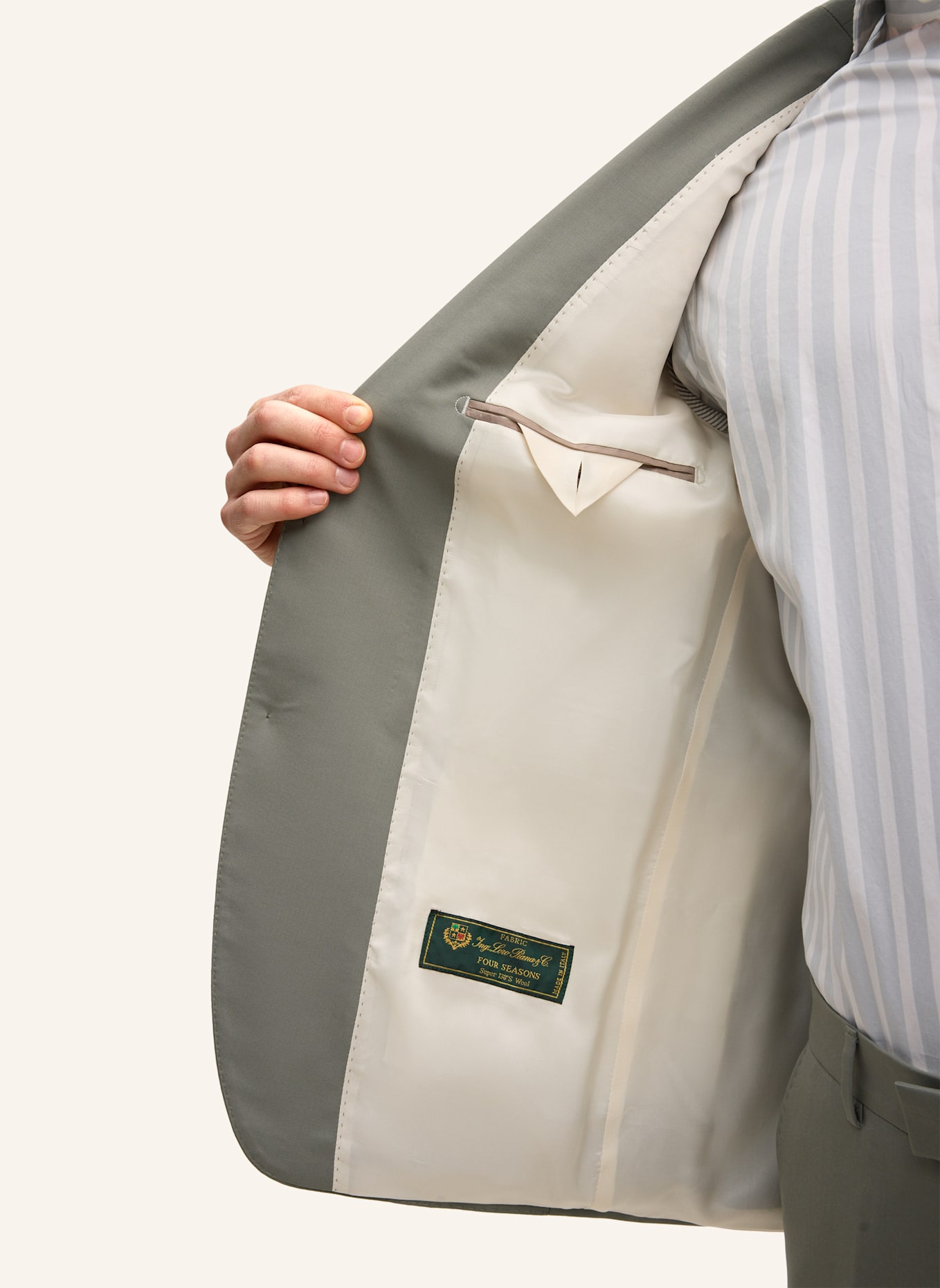 windsor. Anzug Shaped Fit: GRÜN