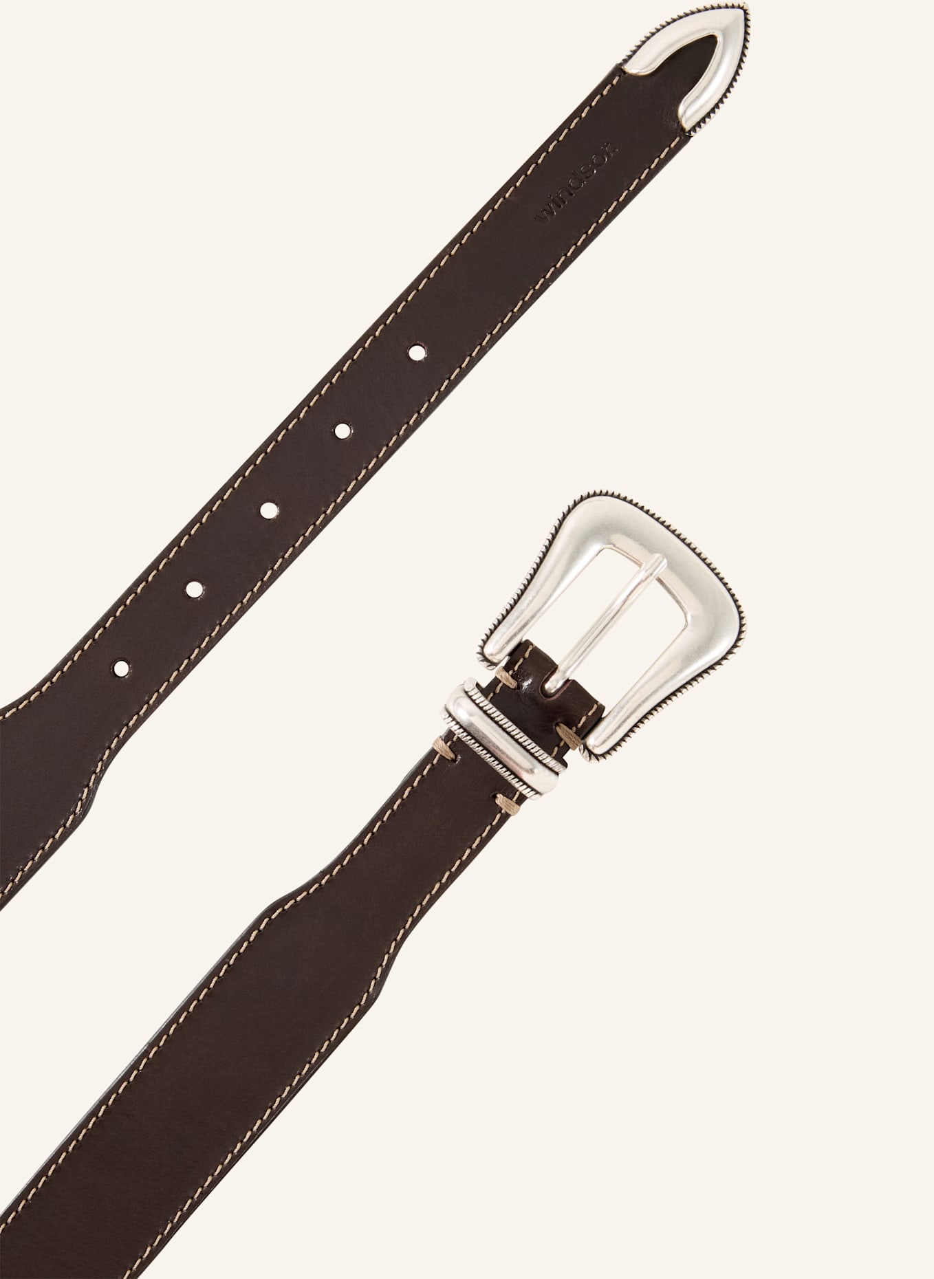 windsor. Ledergürtel: DUNKELBRAUN