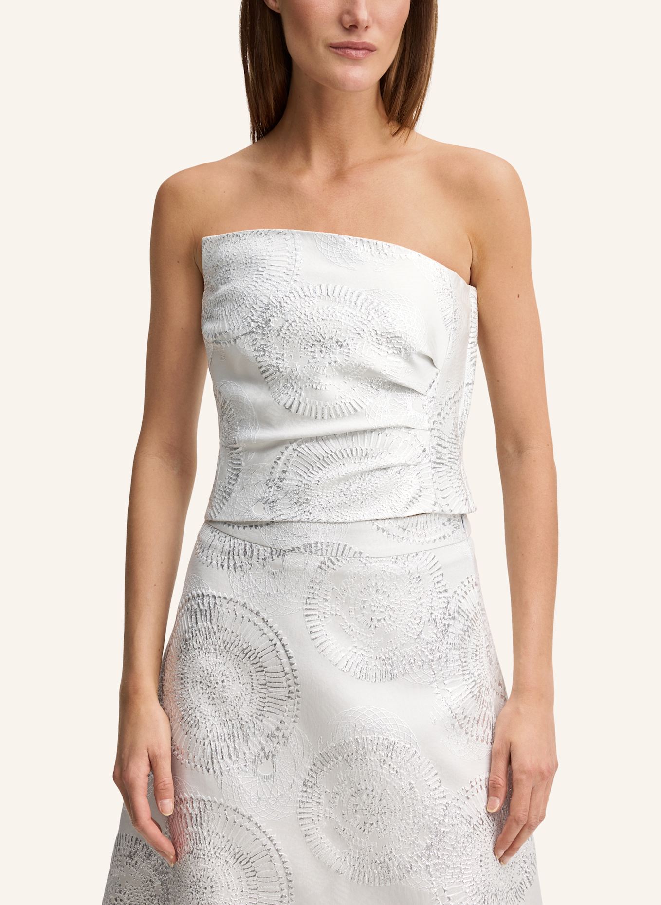 windsor. Blusen-Corsage: GRAU