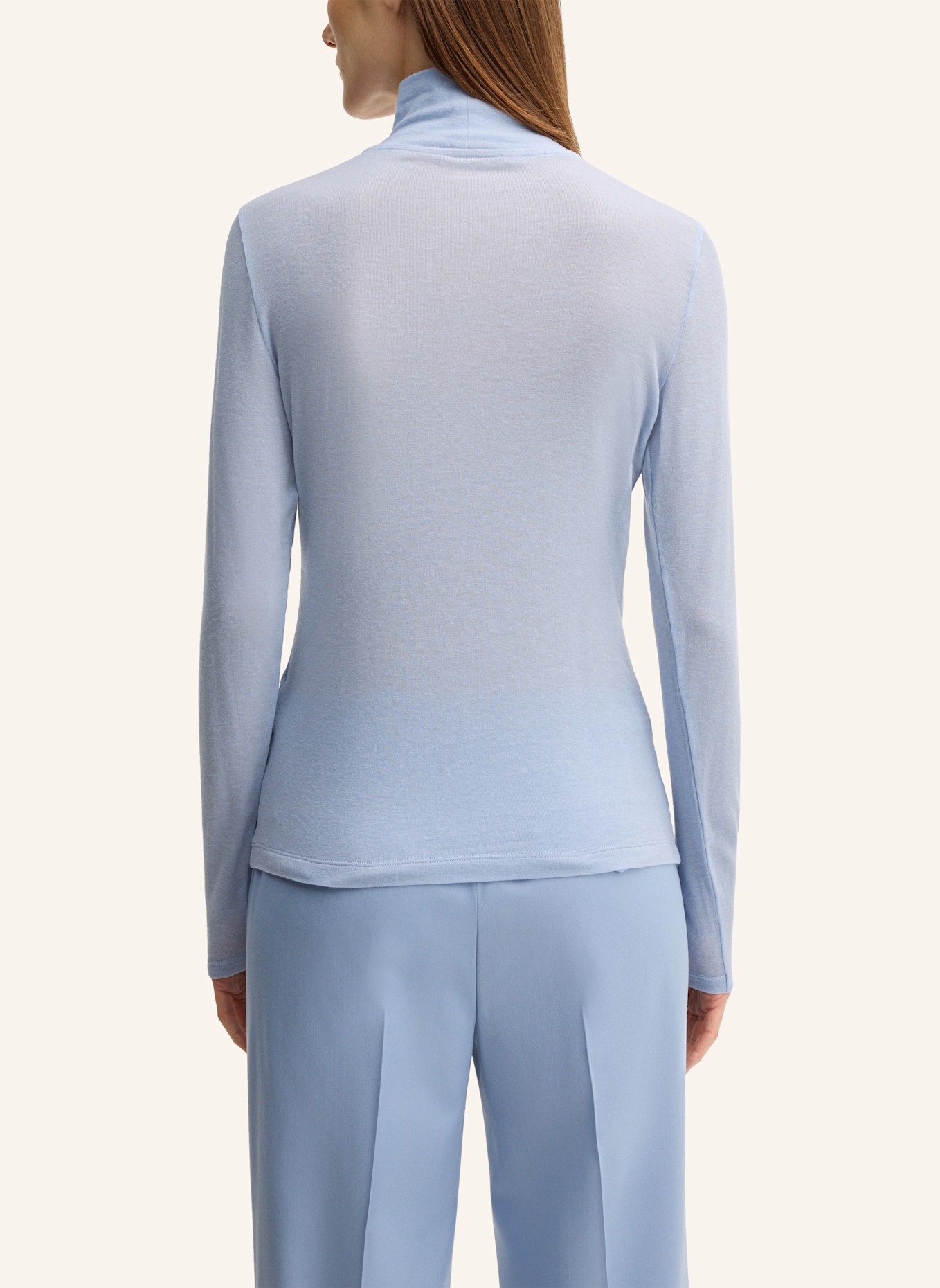 windsor. Rollkragenshirt: HELLBLAU