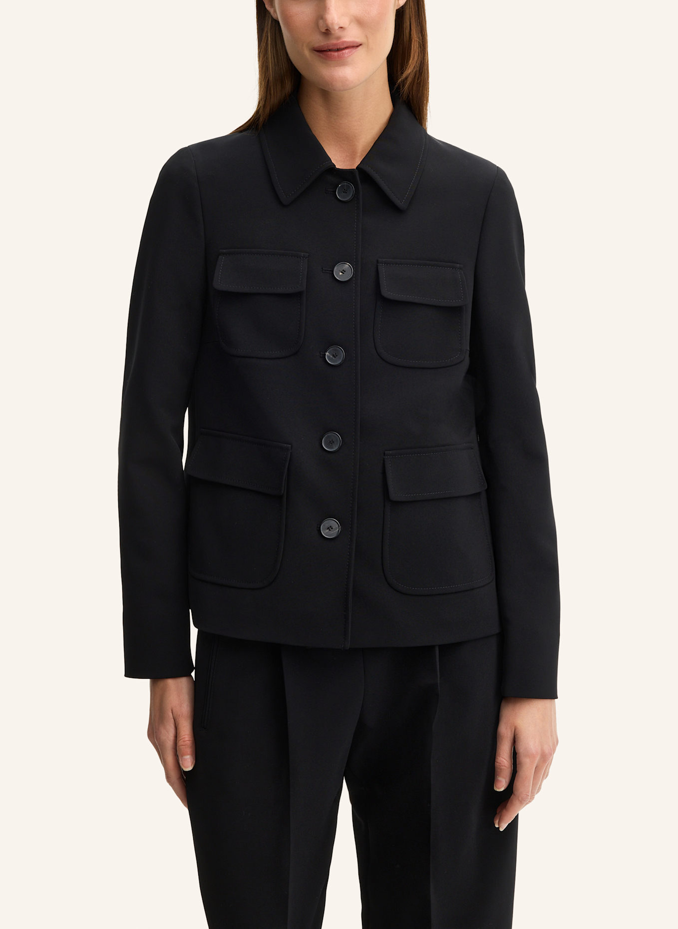 windsor. Blazer-Jacke: SCHWARZ