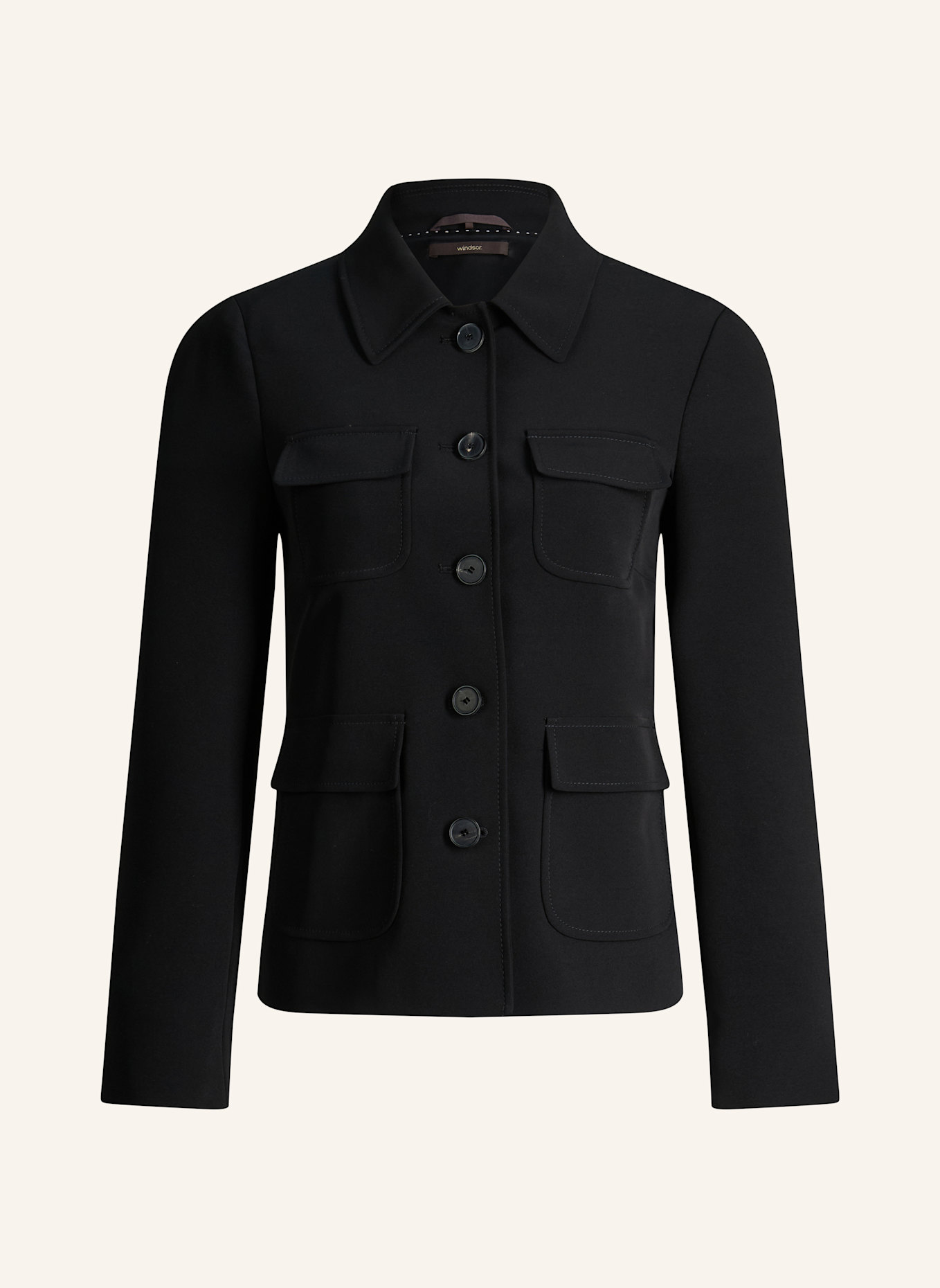 windsor. Blazer-Jacke: SCHWARZ