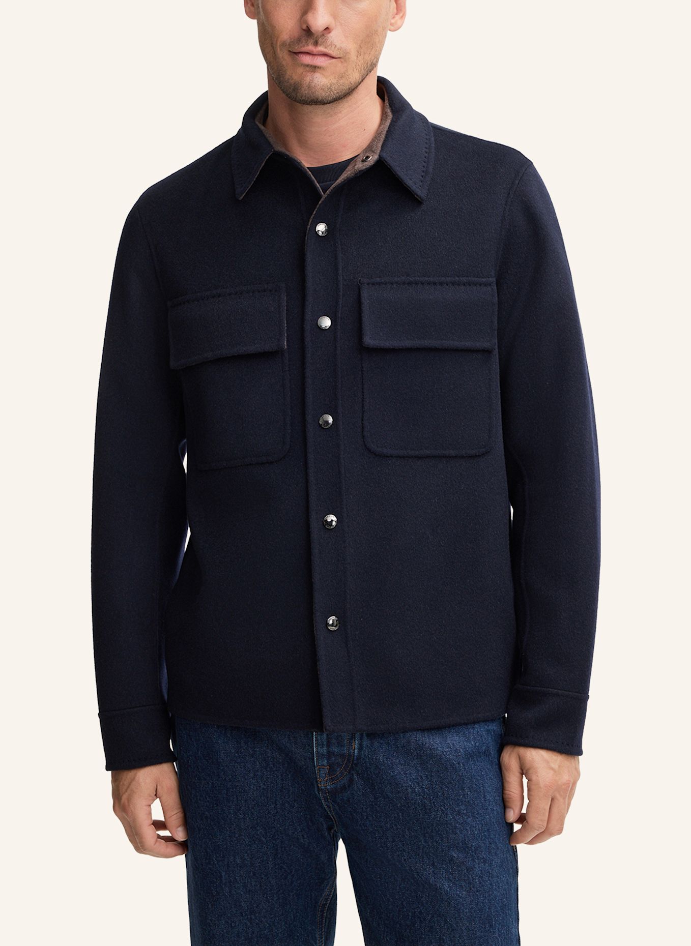 windsor. Hemdjacke: DUNKELBLAU