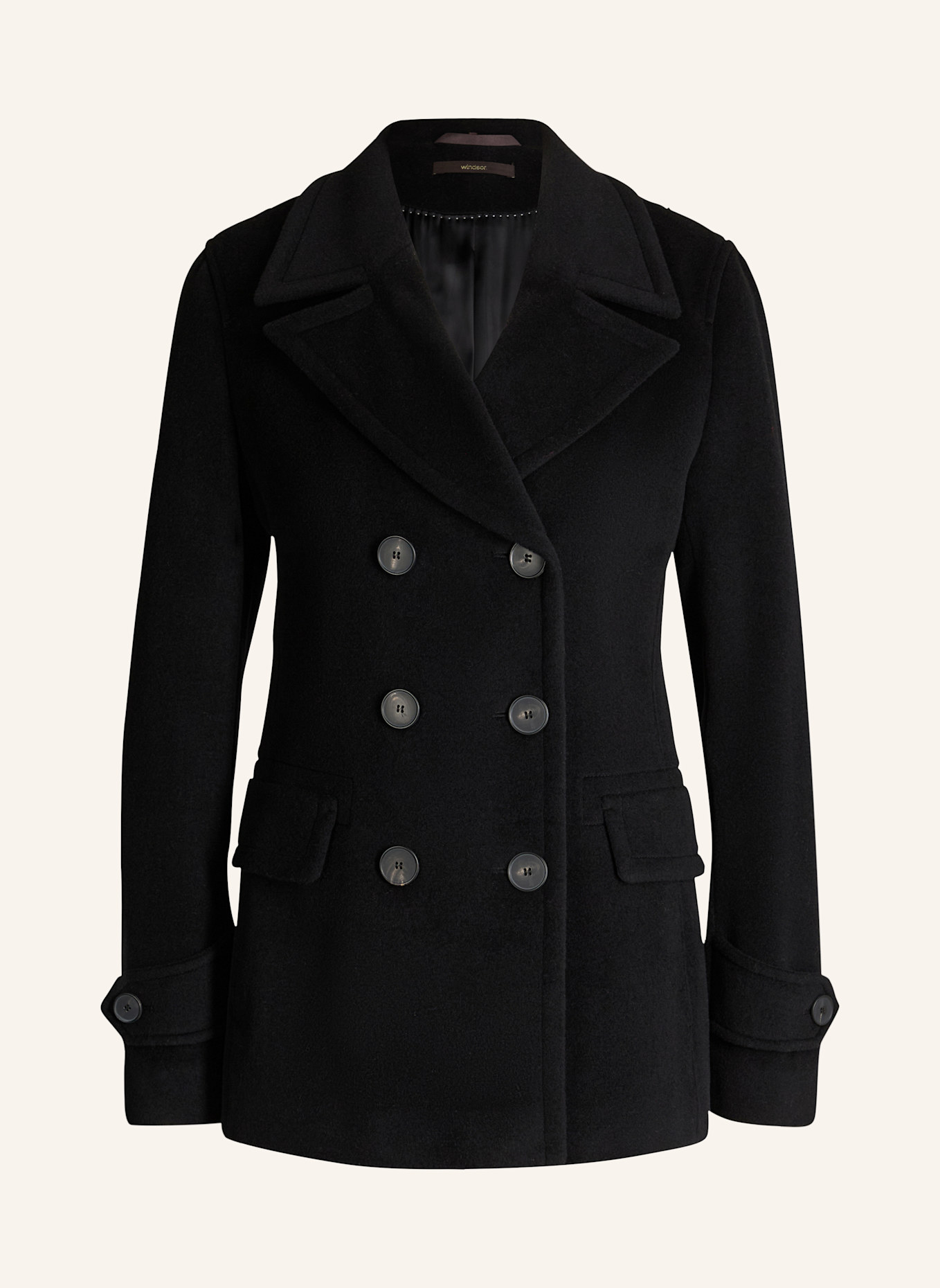windsor. Cabanjacke: SCHWARZ