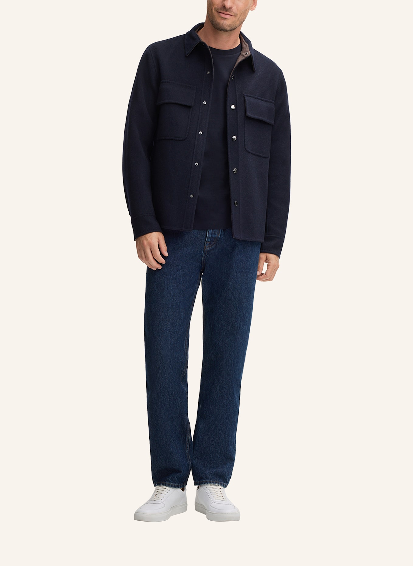 windsor. Hemdjacke: DUNKELBLAU