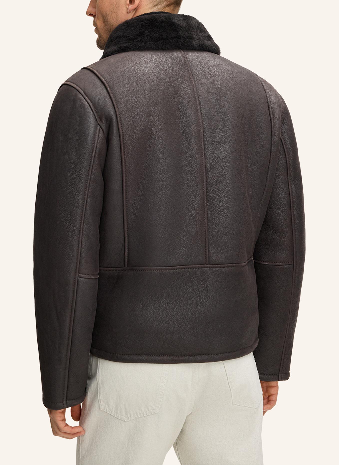 windsor. Lederjacke: BRAUN
