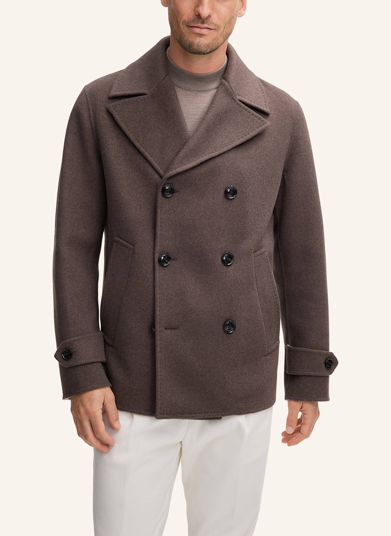 windsor. Caban-Jacke: BRAUN