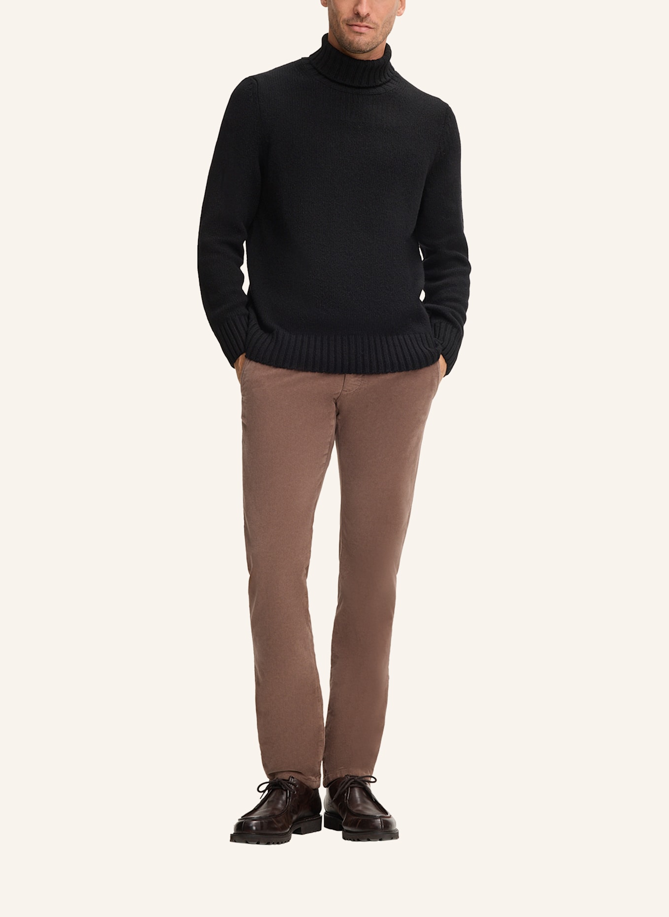 windsor. Cashmere-Rollkragenpullover ECOSIO: SCHWARZ