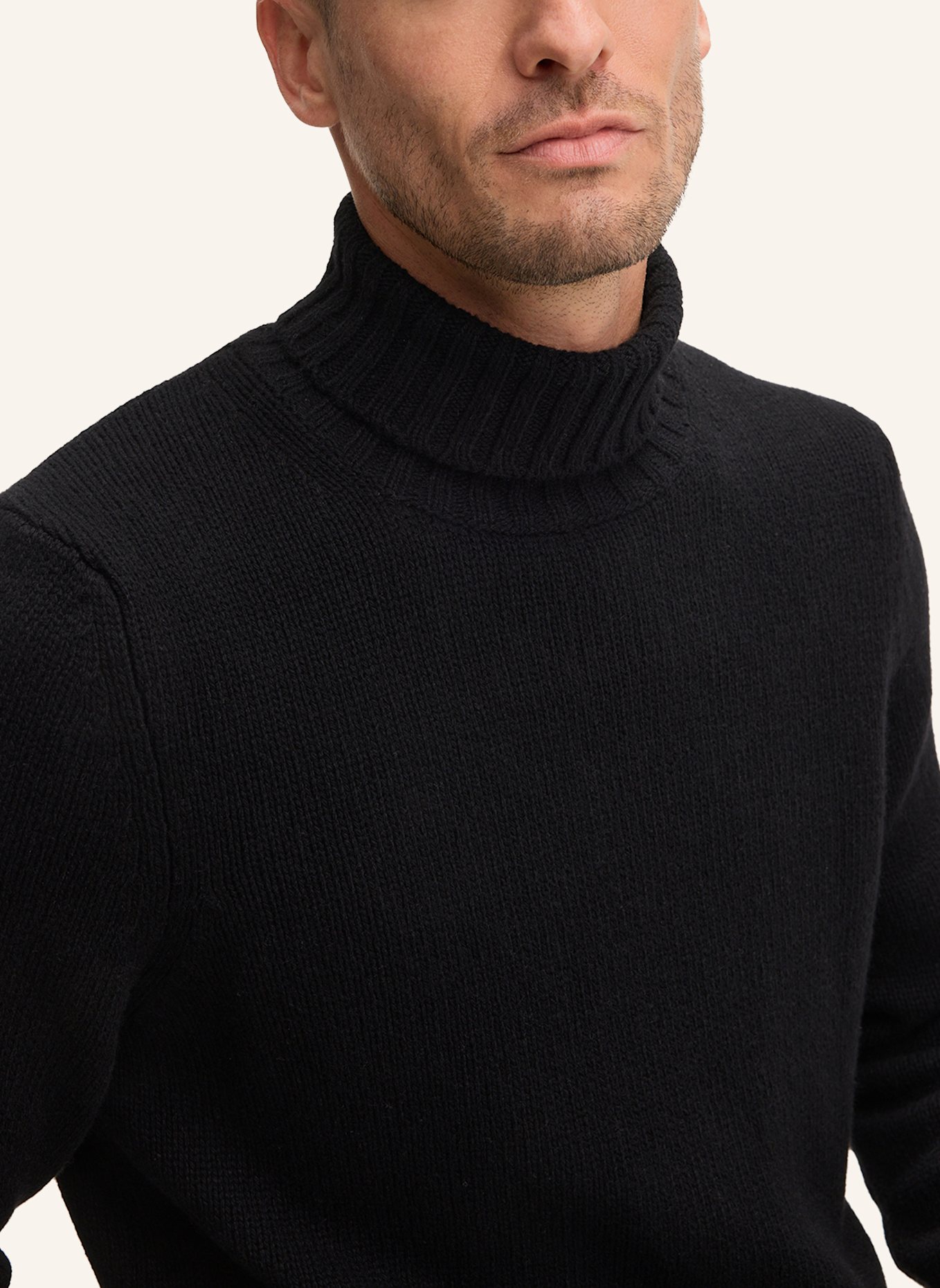 windsor. Cashmere-Rollkragenpullover ECOSIO: SCHWARZ