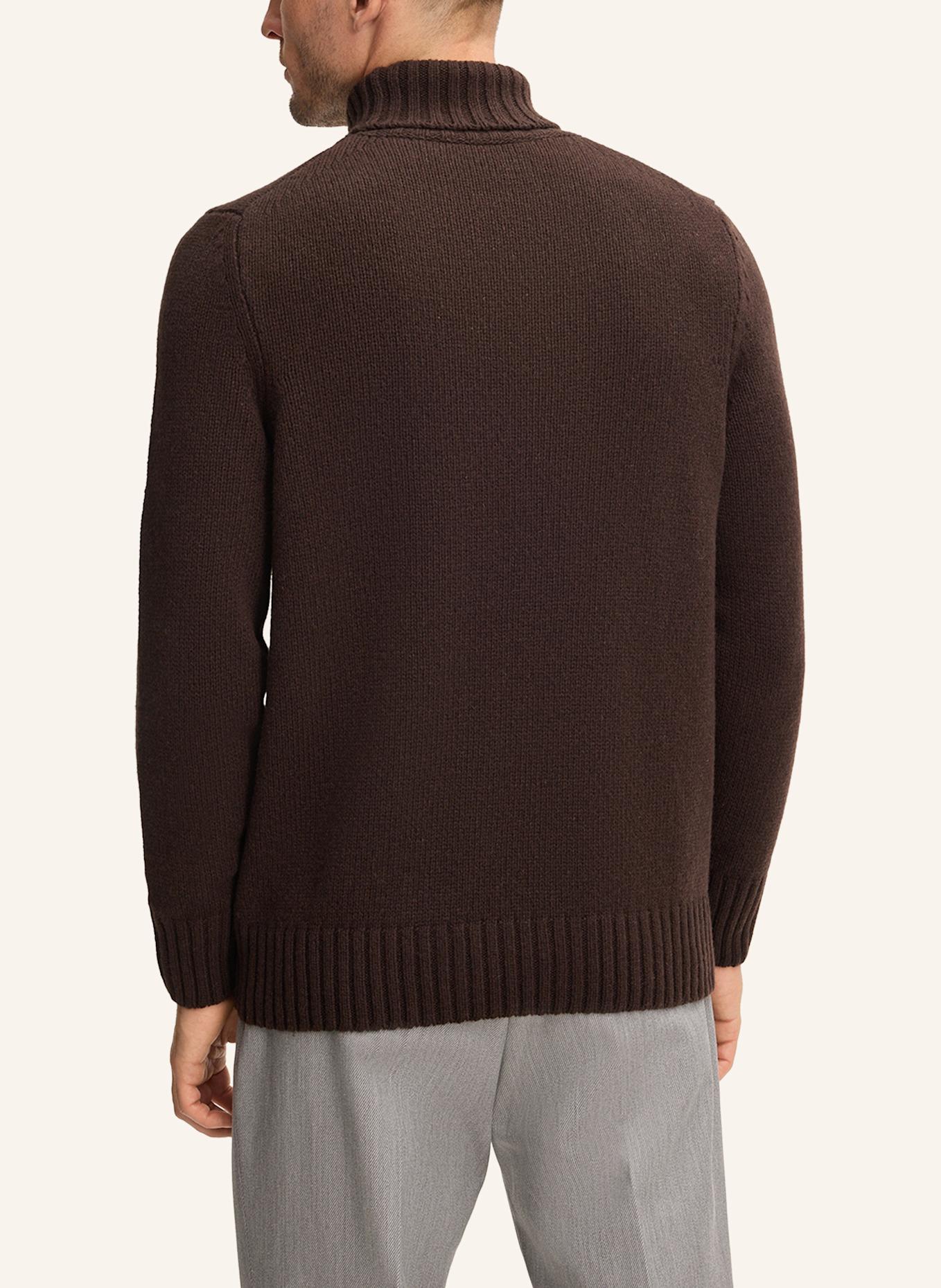 windsor. Cashmere-Rollkragenpullover ECOSIO: DUNKELBRAUN