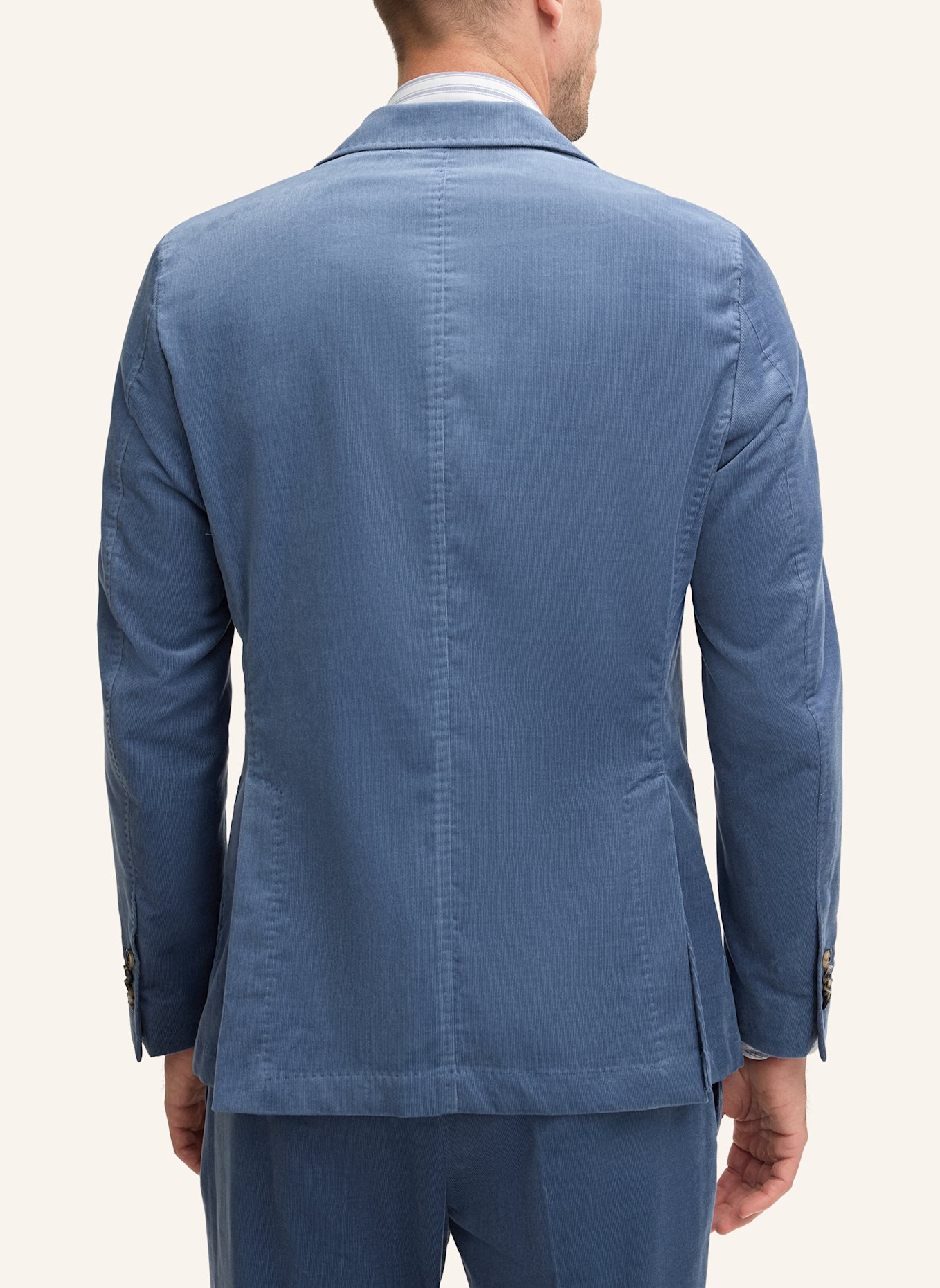 windsor. Anzugsakko GIO Shaped Fit aus Cord: BLAU