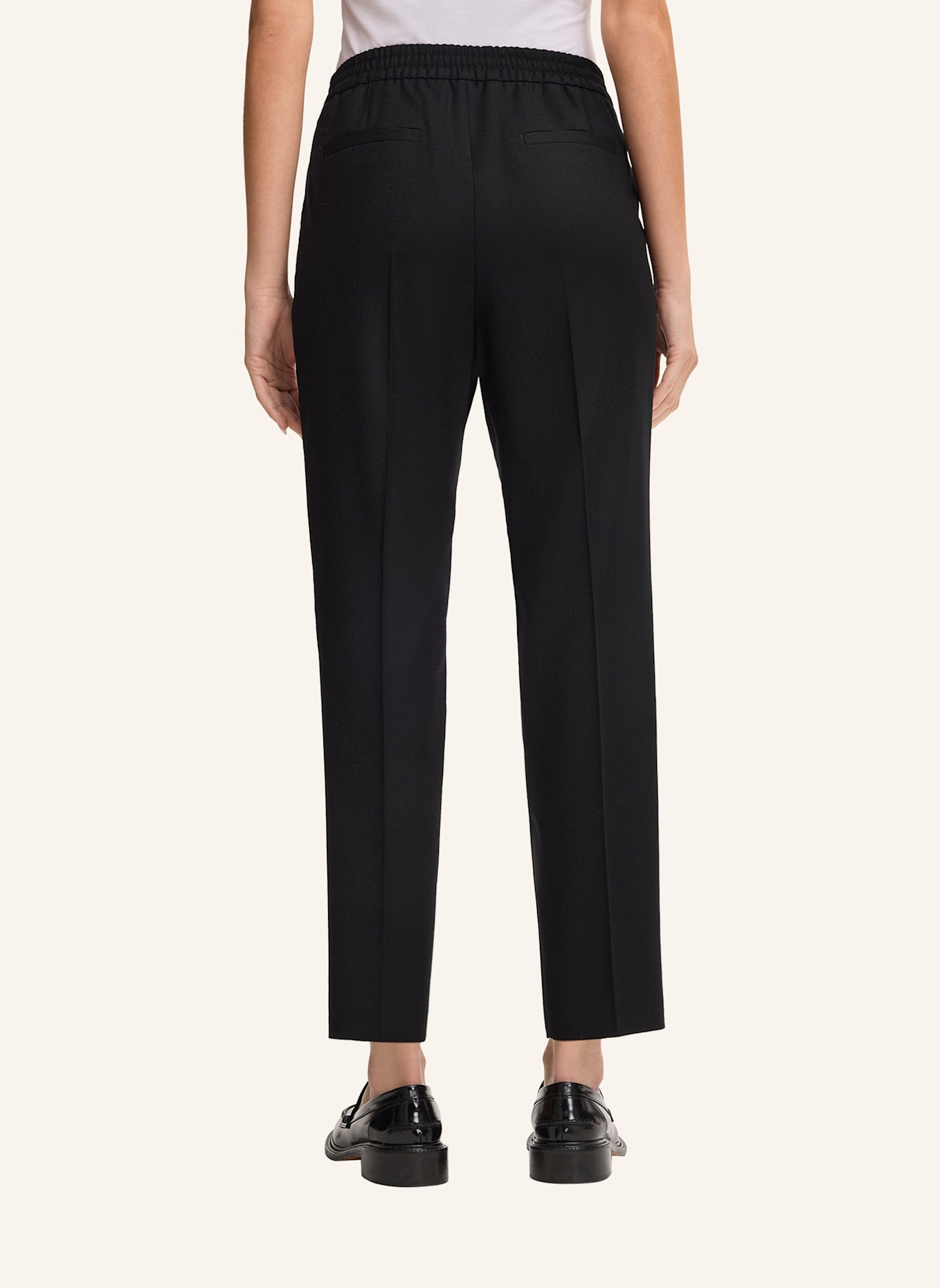 windsor. Bundfaltenhose: SCHWARZ
