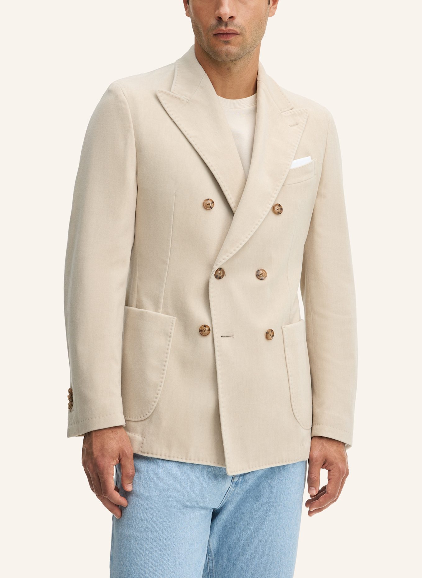windsor. Sakko Shaped Fit: BEIGE
