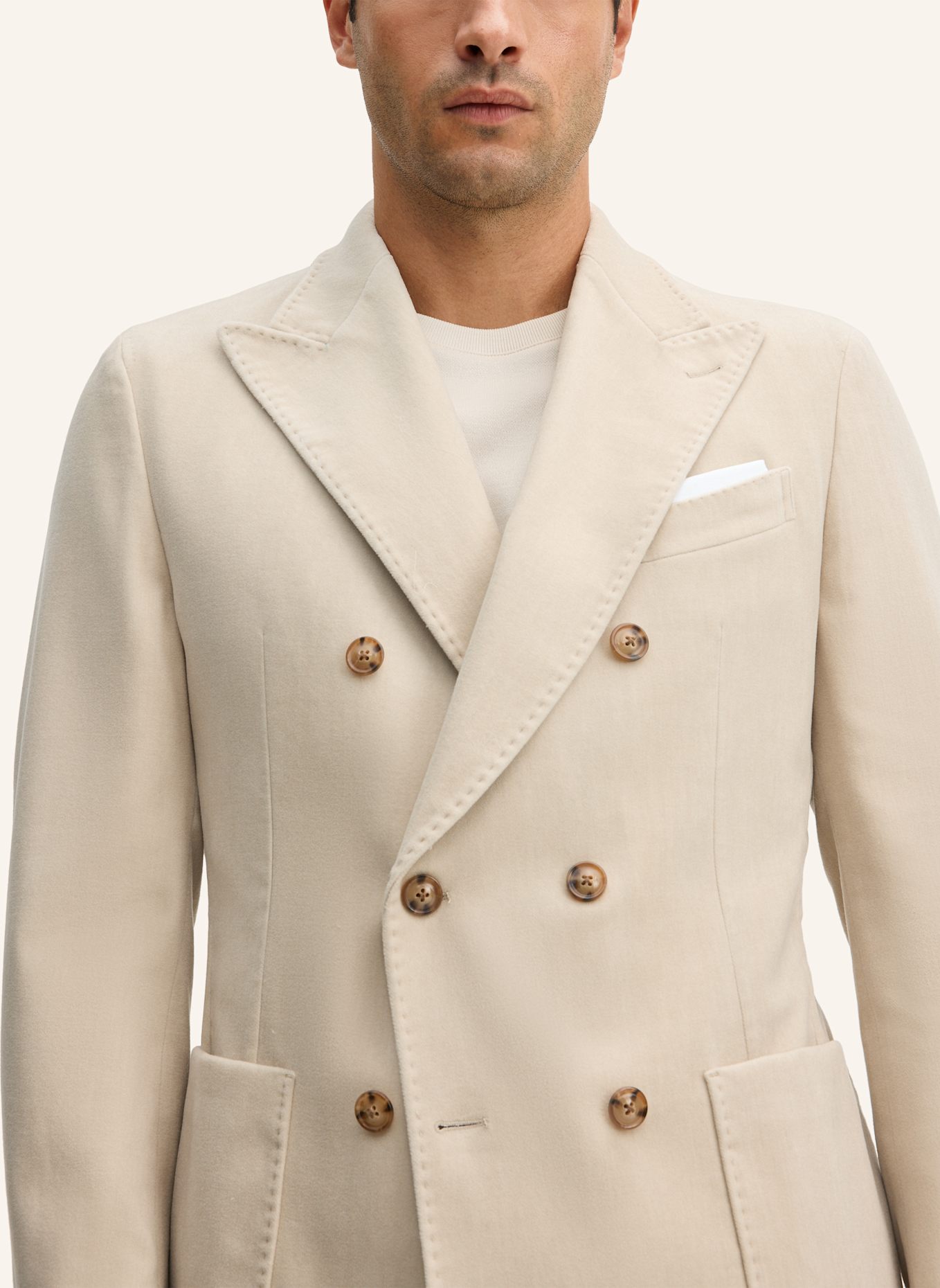 windsor. Sakko Shaped Fit: BEIGE