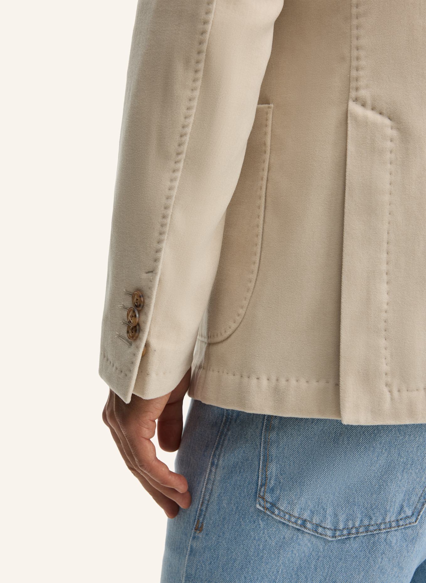 windsor. Sakko Shaped Fit: BEIGE