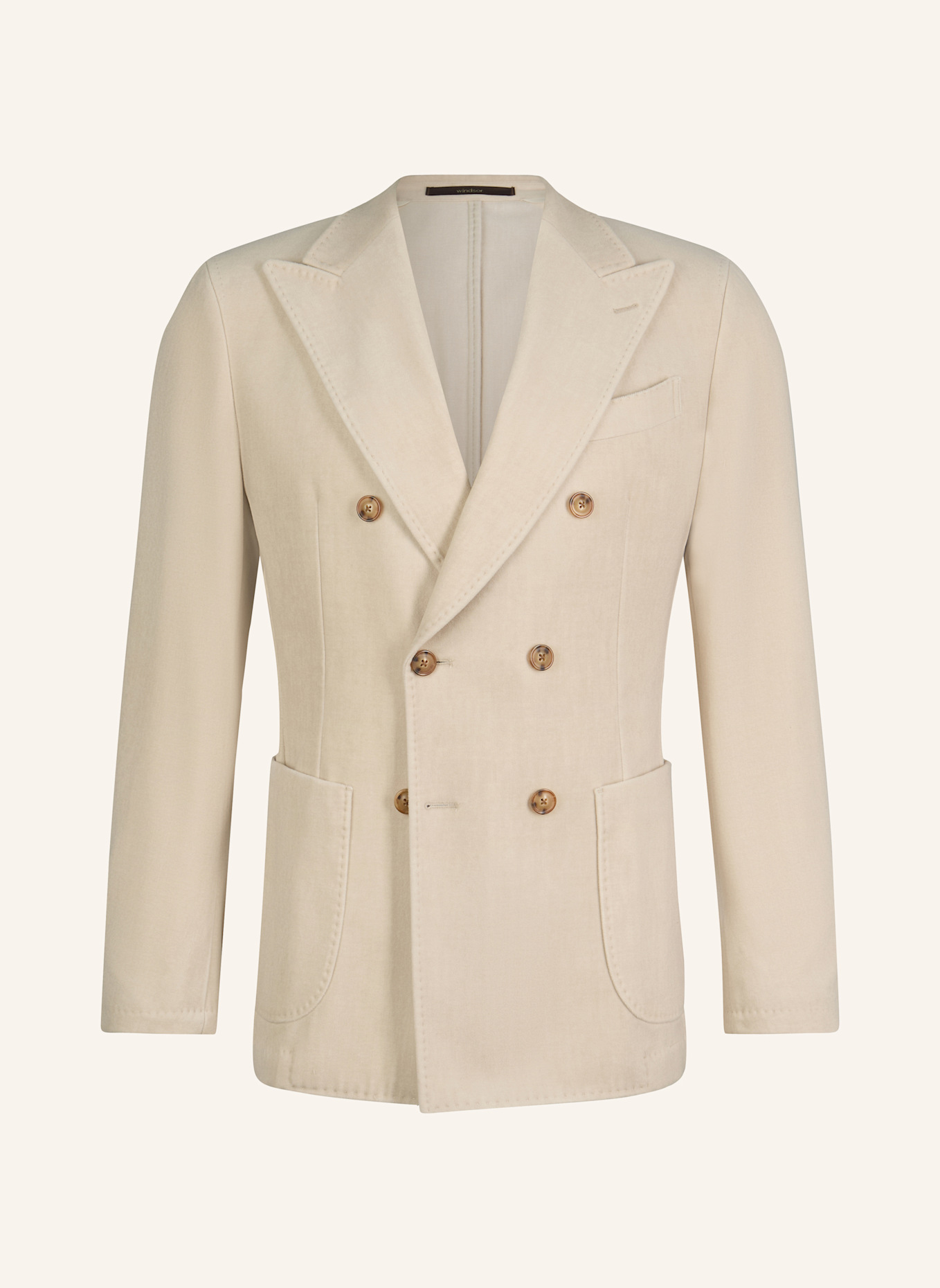 windsor. Sakko Shaped Fit: BEIGE