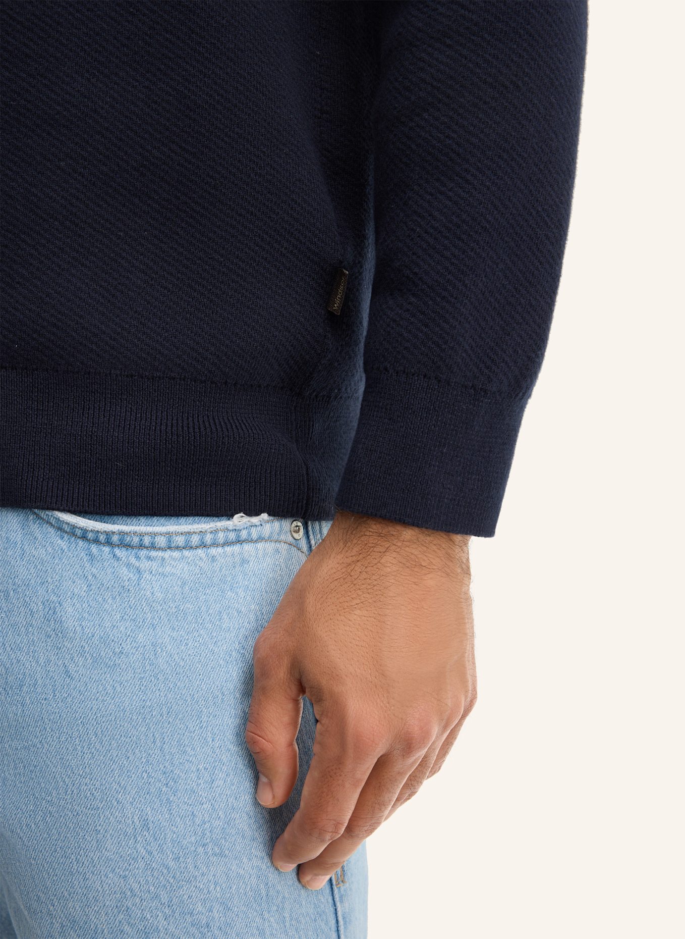 windsor. Pullover: DUNKELBLAU