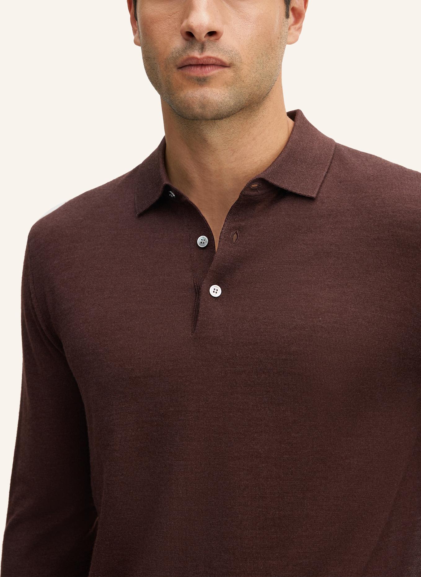 windsor. Strick-Poloshirt NANDO: ROT