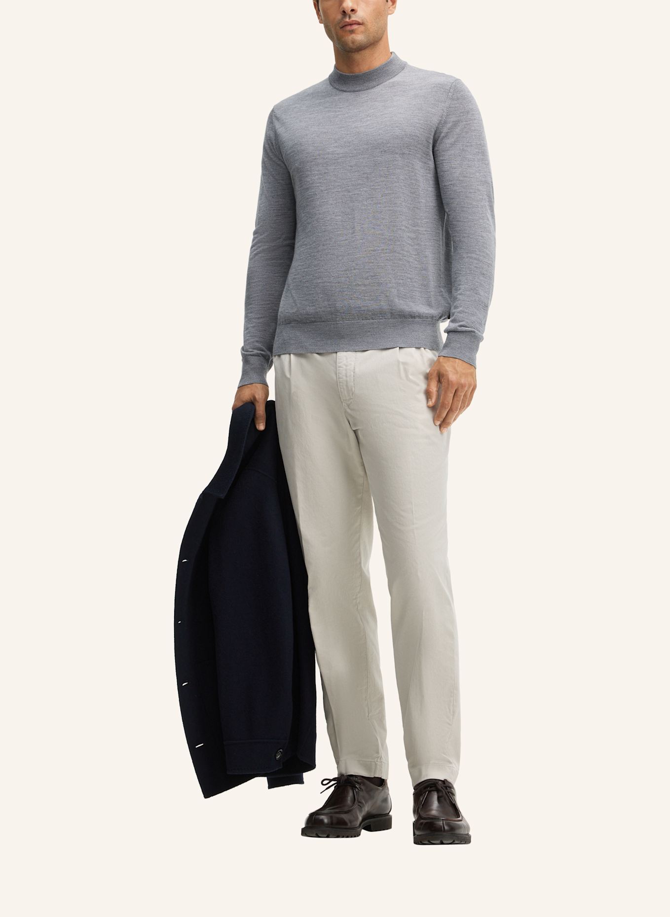 windsor. Pullover NANDO: GRAU