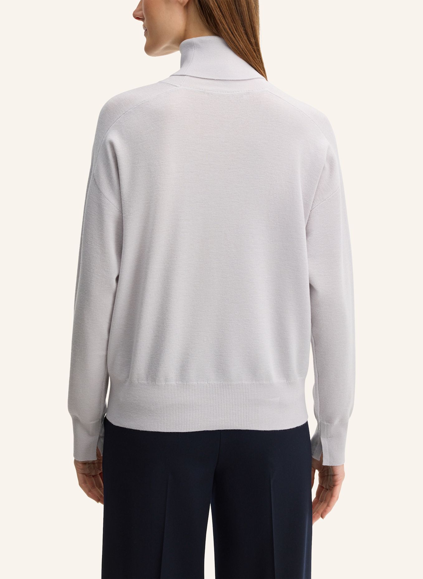 windsor. Rollkragenpullover aus Merinowolle: GRAU