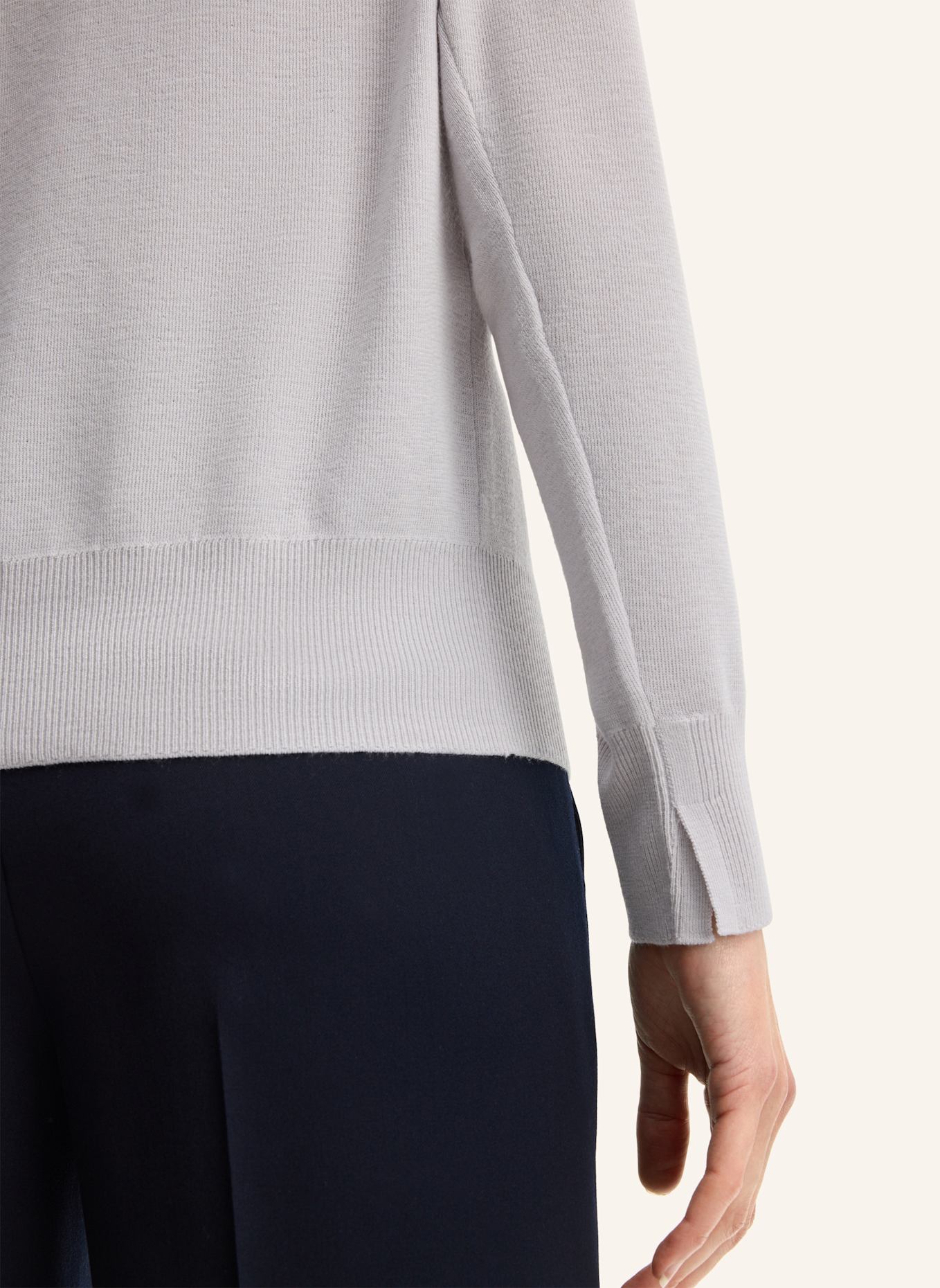 windsor. Rollkragenpullover aus Merinowolle: GRAU