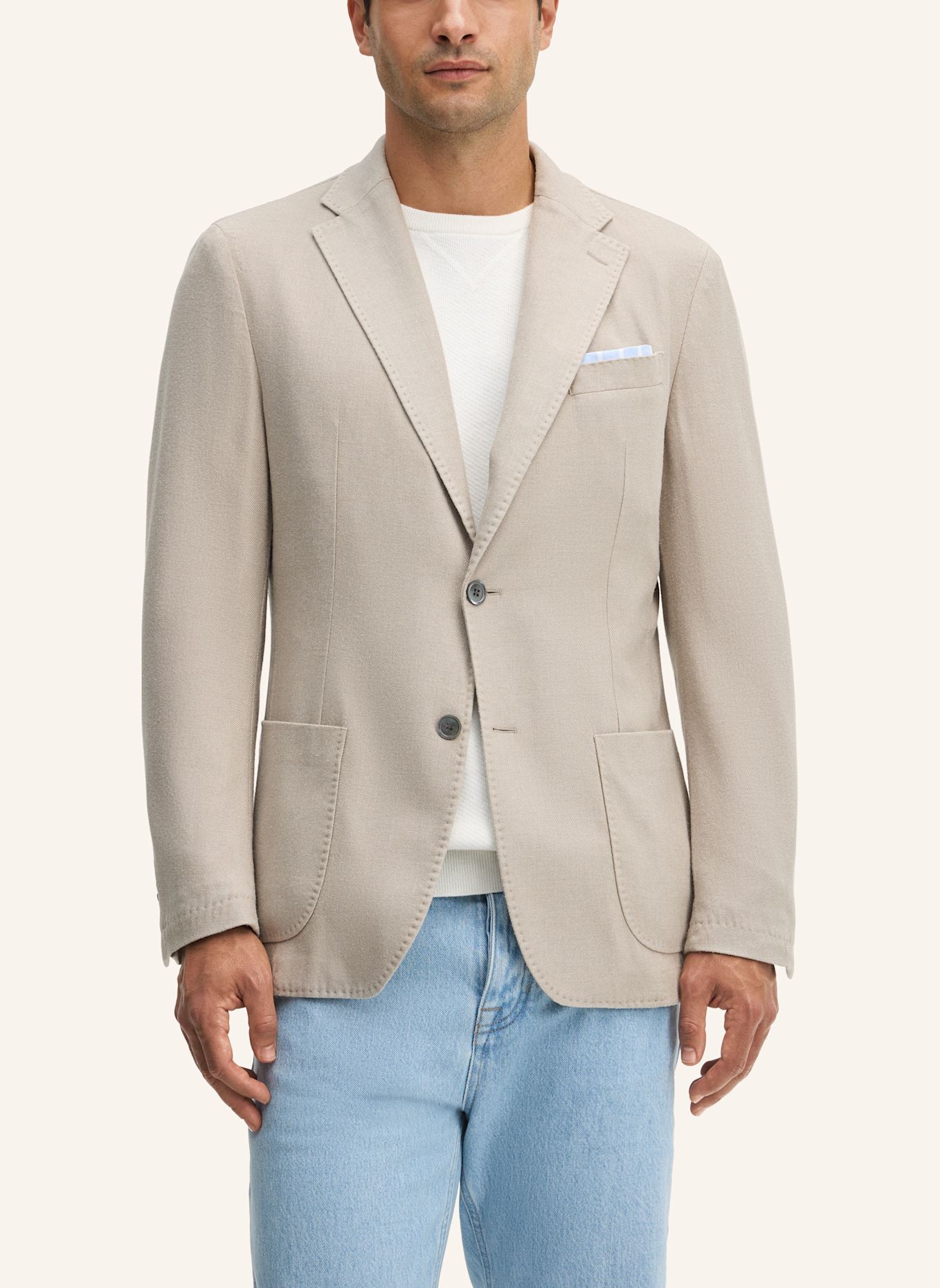 windsor. Sakko Shaped Fit: BEIGE