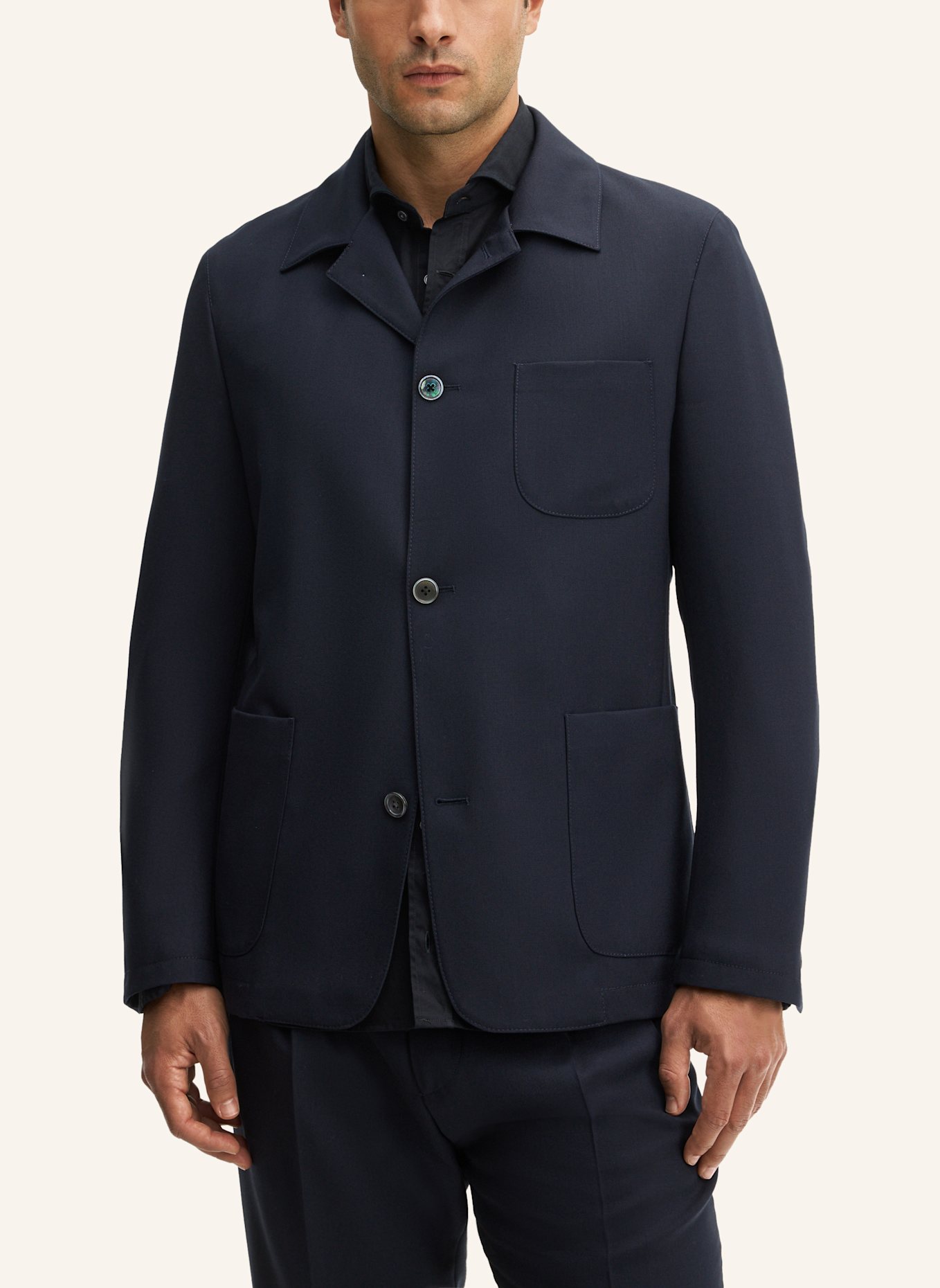 windsor. Overshirt: DUNKELBLAU