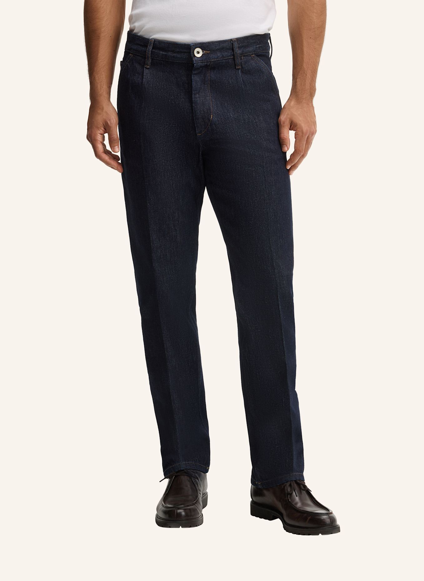 windsor. Jeans Regular Fit: DUNKELBLAU