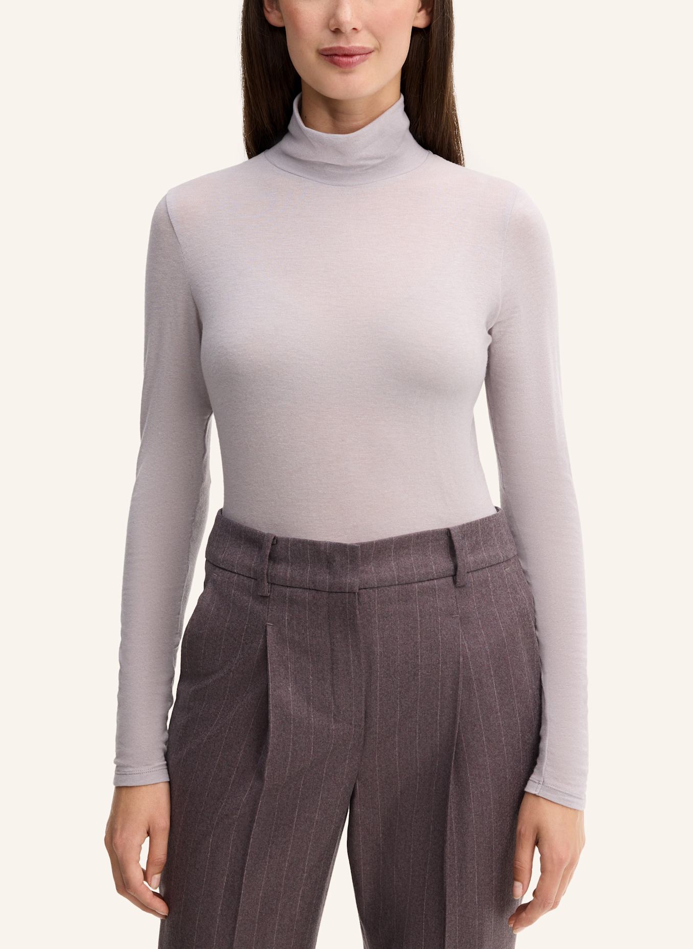 windsor. Rollkragenshirt: TAUPE