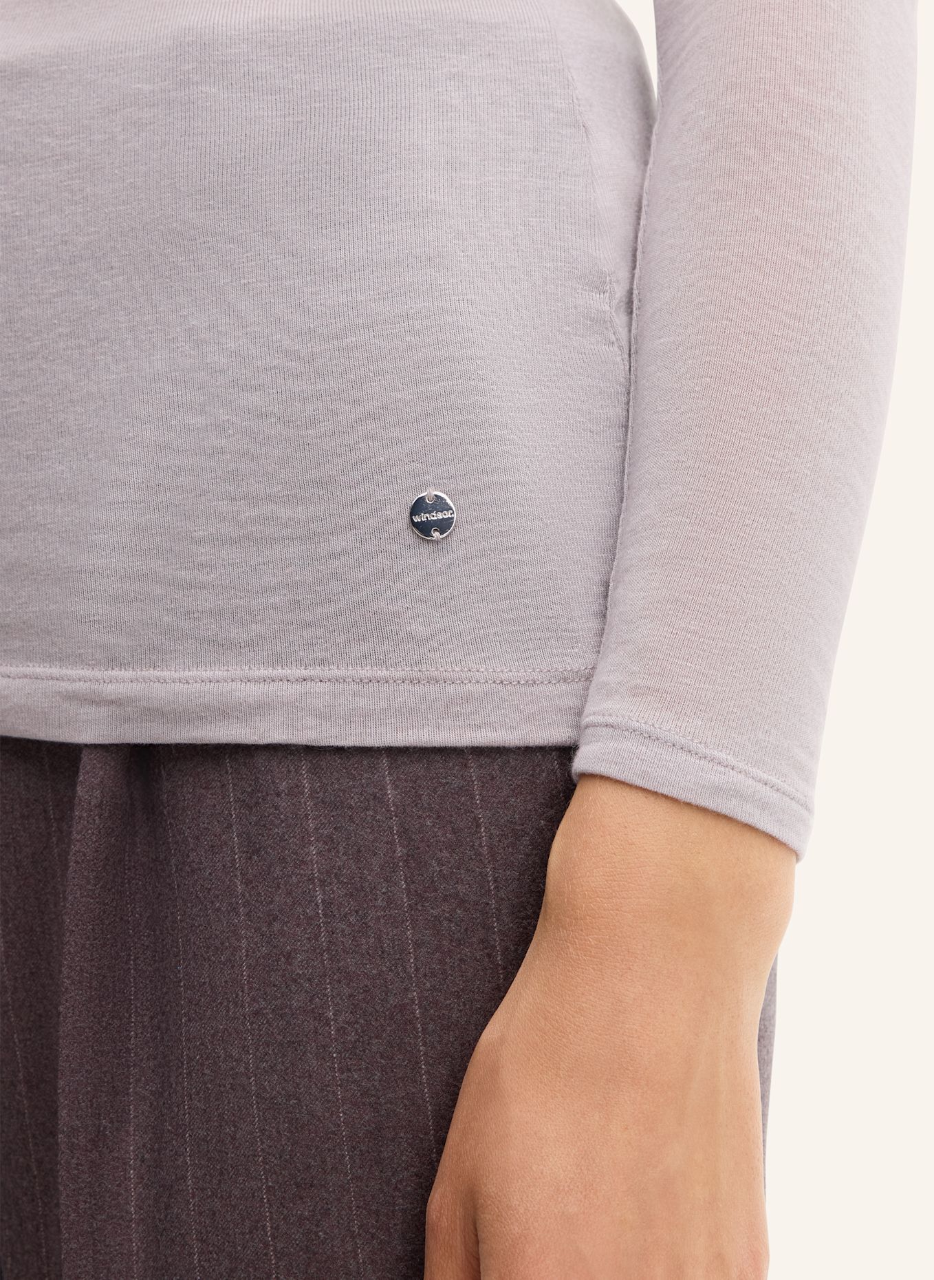 windsor. Rollkragenshirt: TAUPE