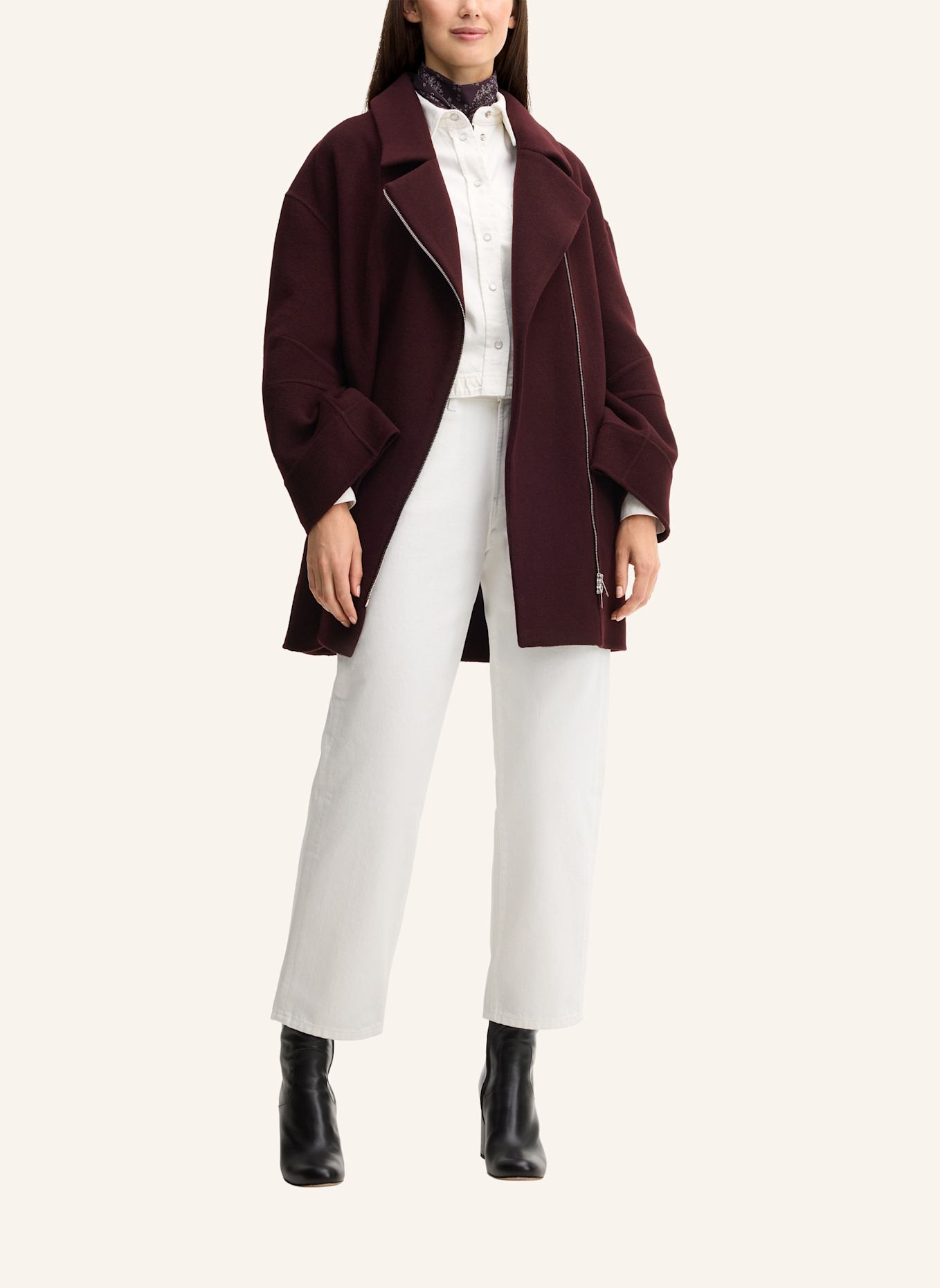 windsor. Jacke: DUNKELROT