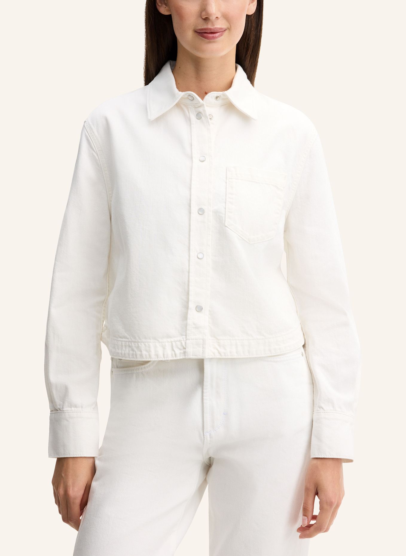 windsor. Jeansbluse: WEISS