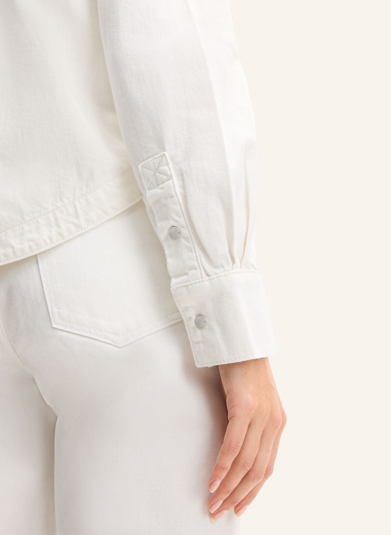 windsor. Jeansbluse: WEISS