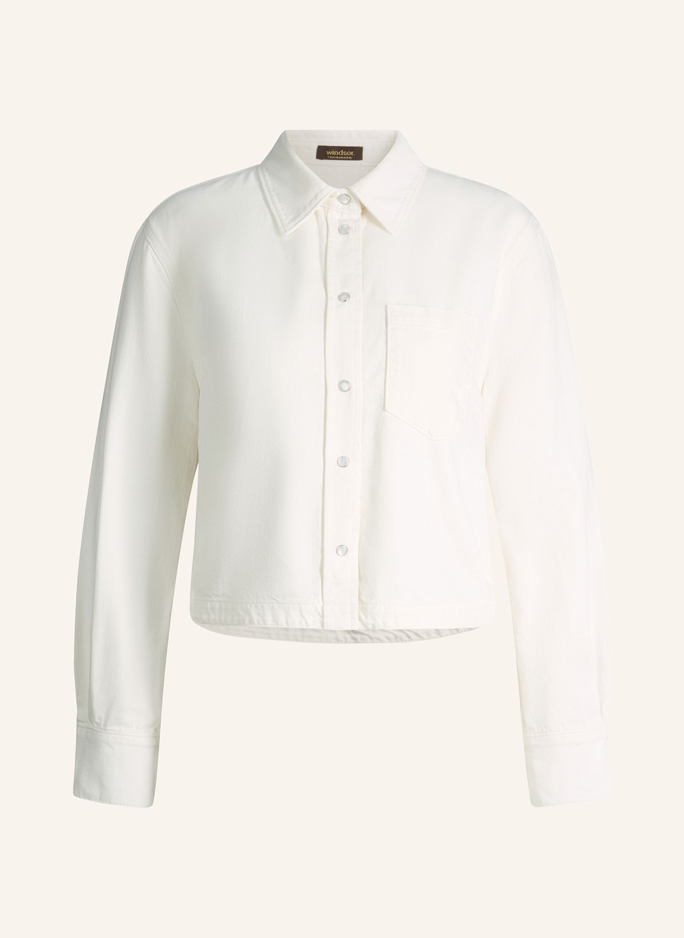 windsor. Jeansbluse: WEISS