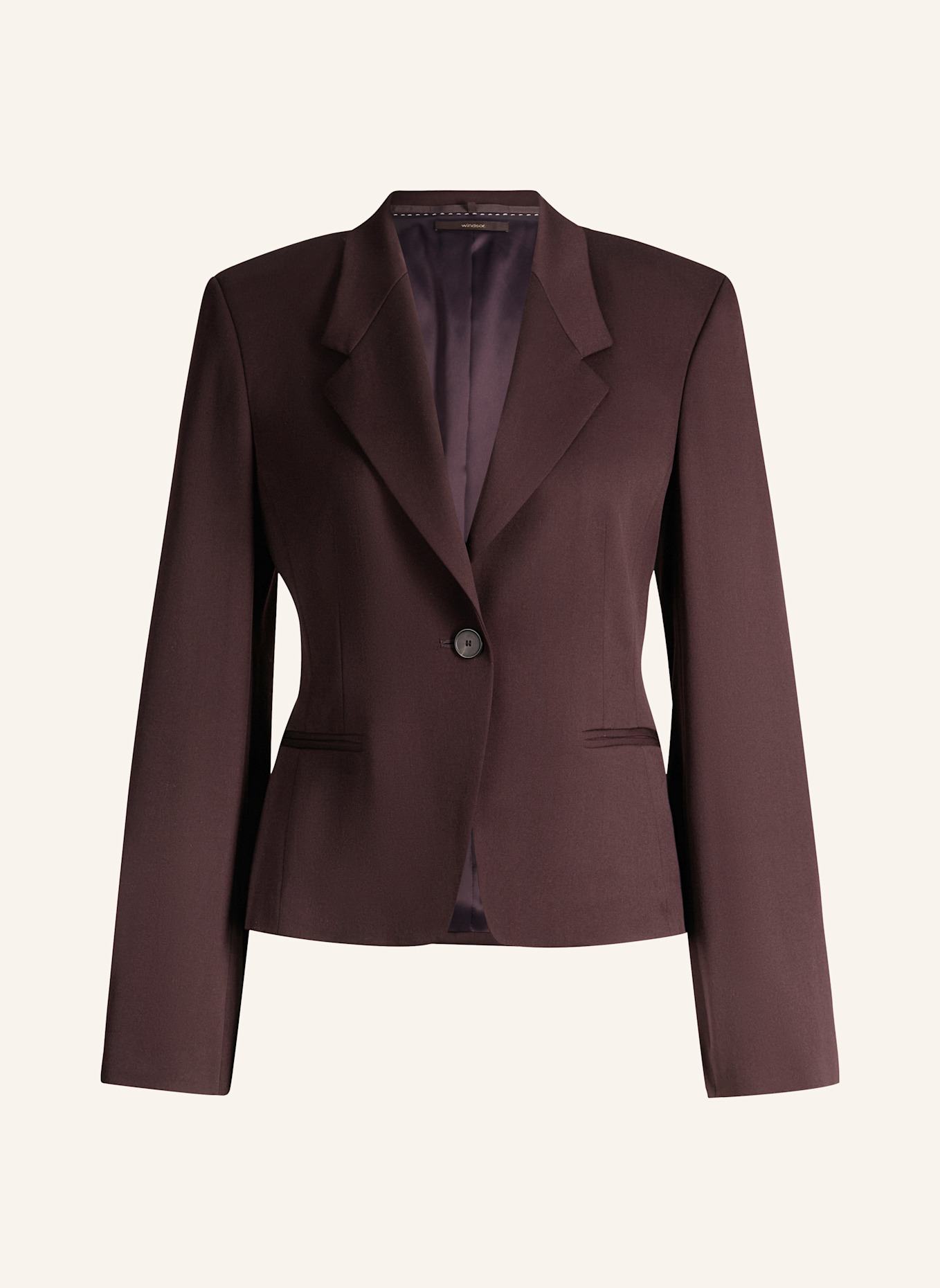 windsor. Blazer: DUNKELROT