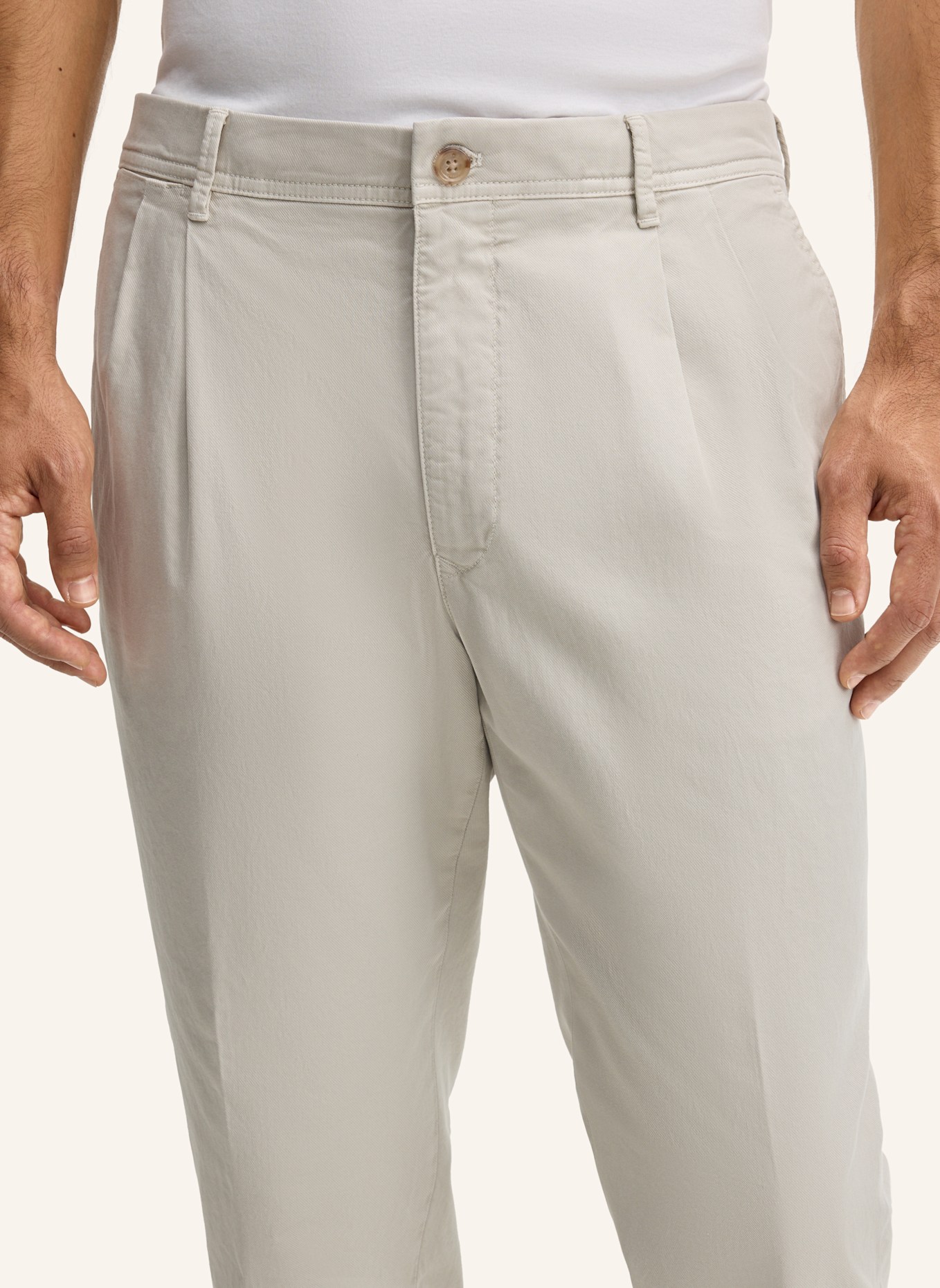 windsor. Bundfaltenhose Regular Fit: GRAU